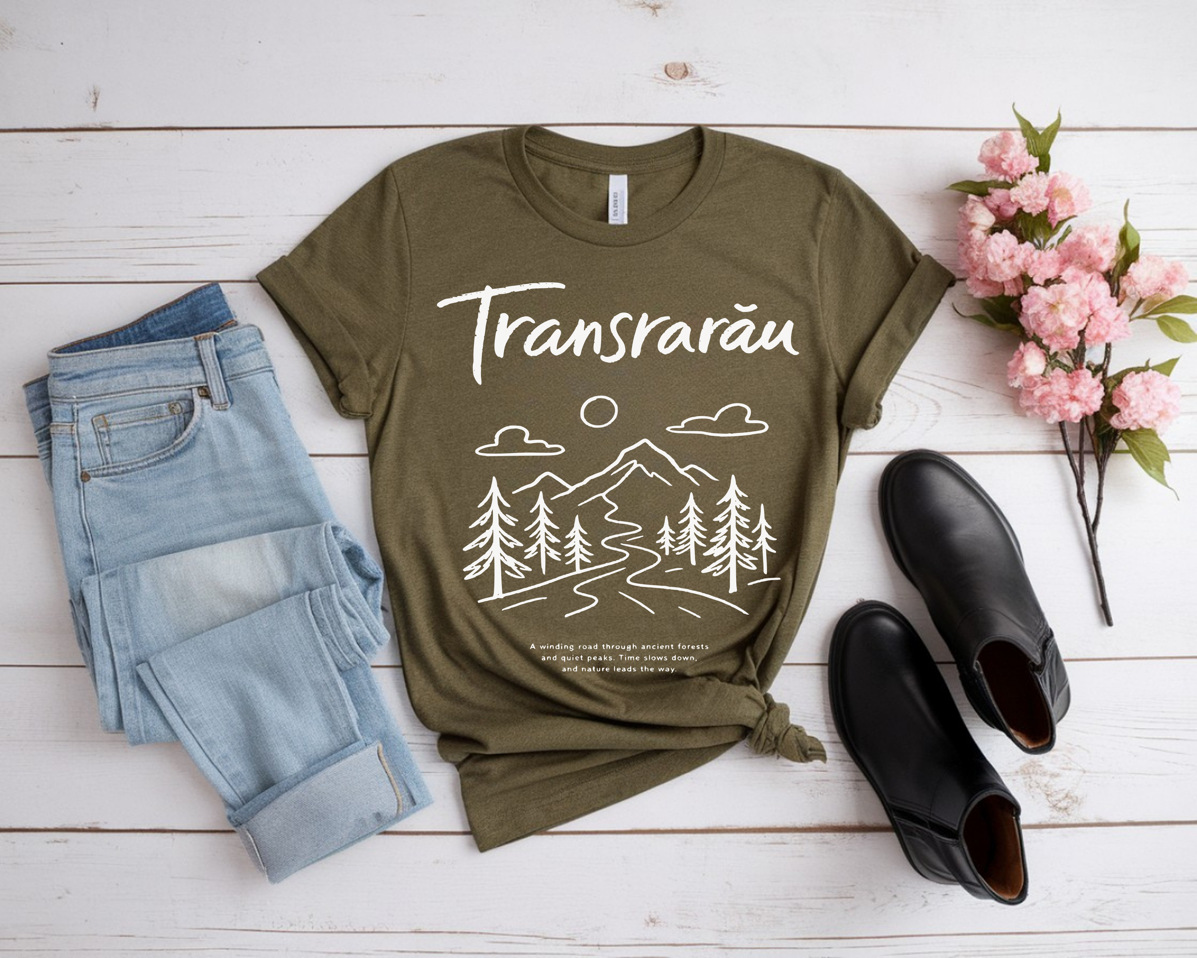 Romania Carpathian Mountains Road Transalpina T-Shirt