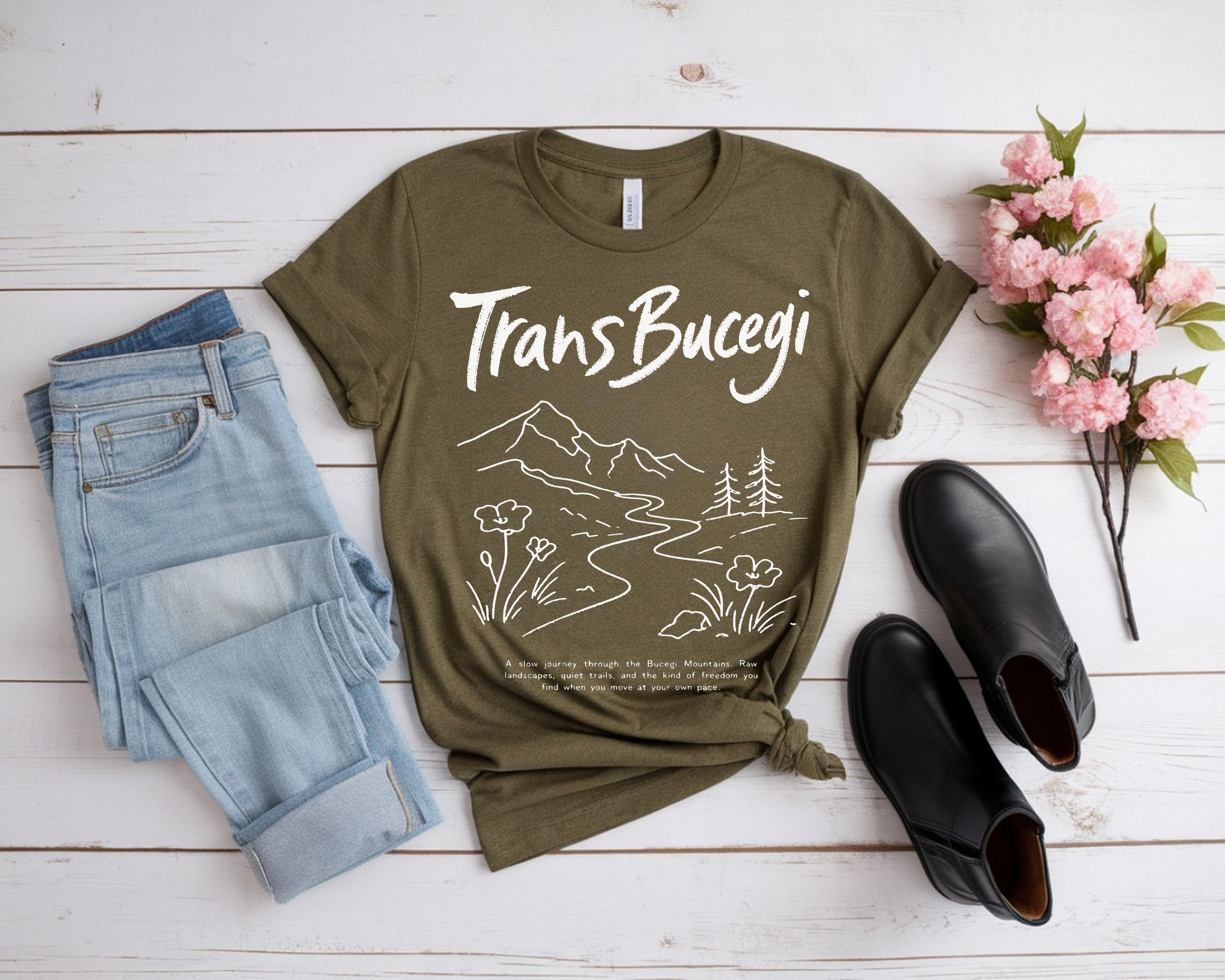 Romania TransBucegi Mountains T-Shirt