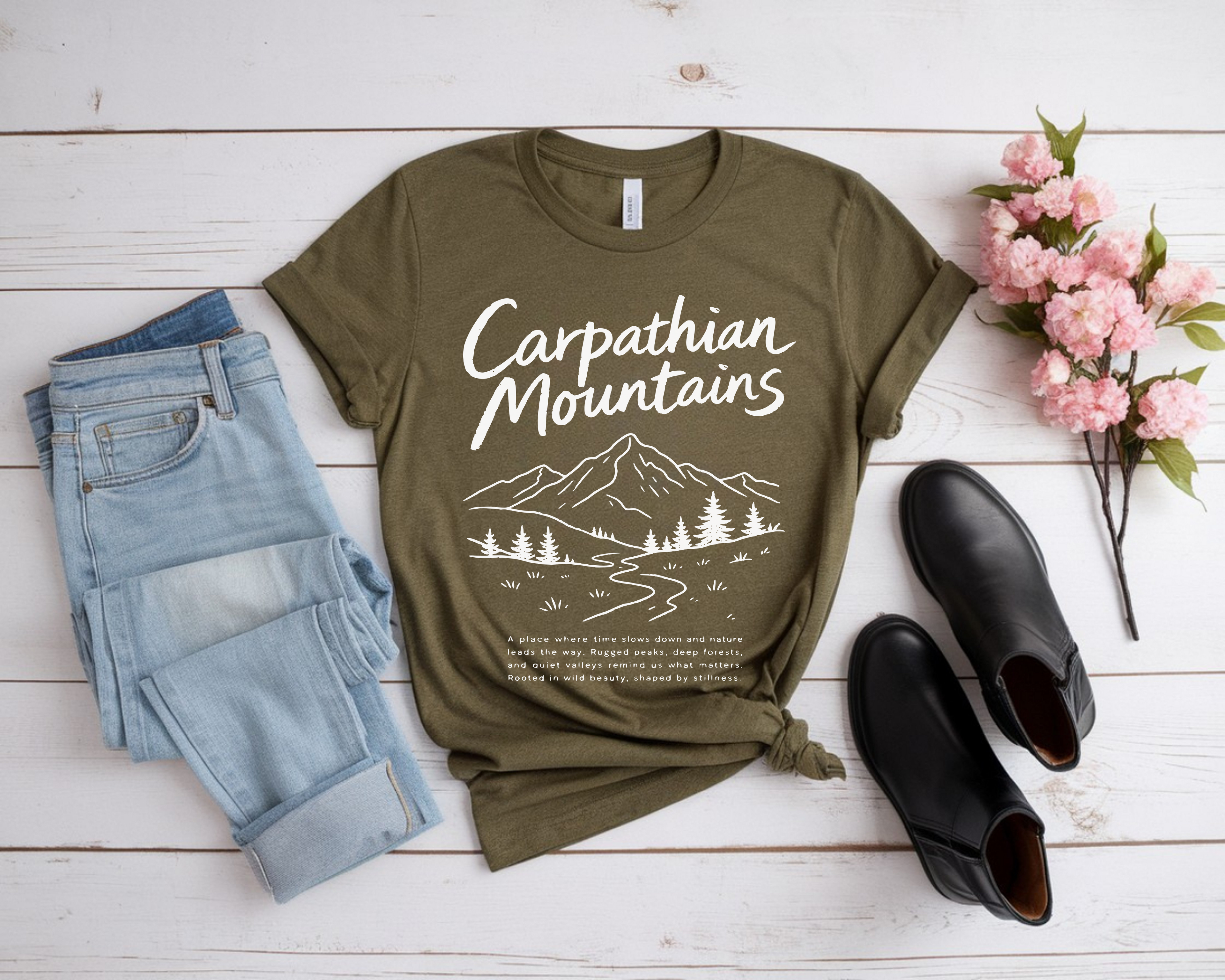 Transrarau Mountain Road Landscape Tee