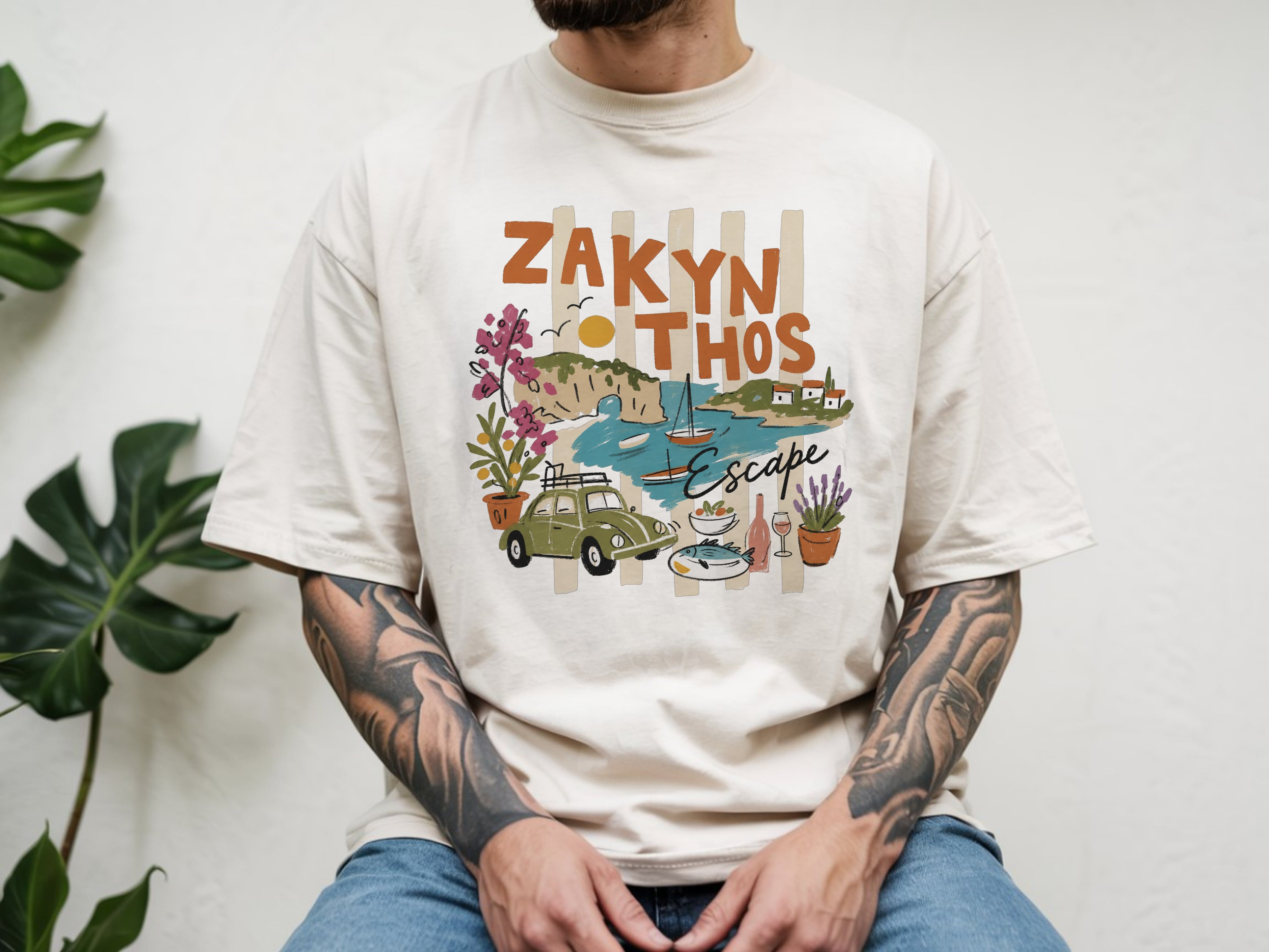 Greece Island Zakynthos Escape Vacation T-shirt