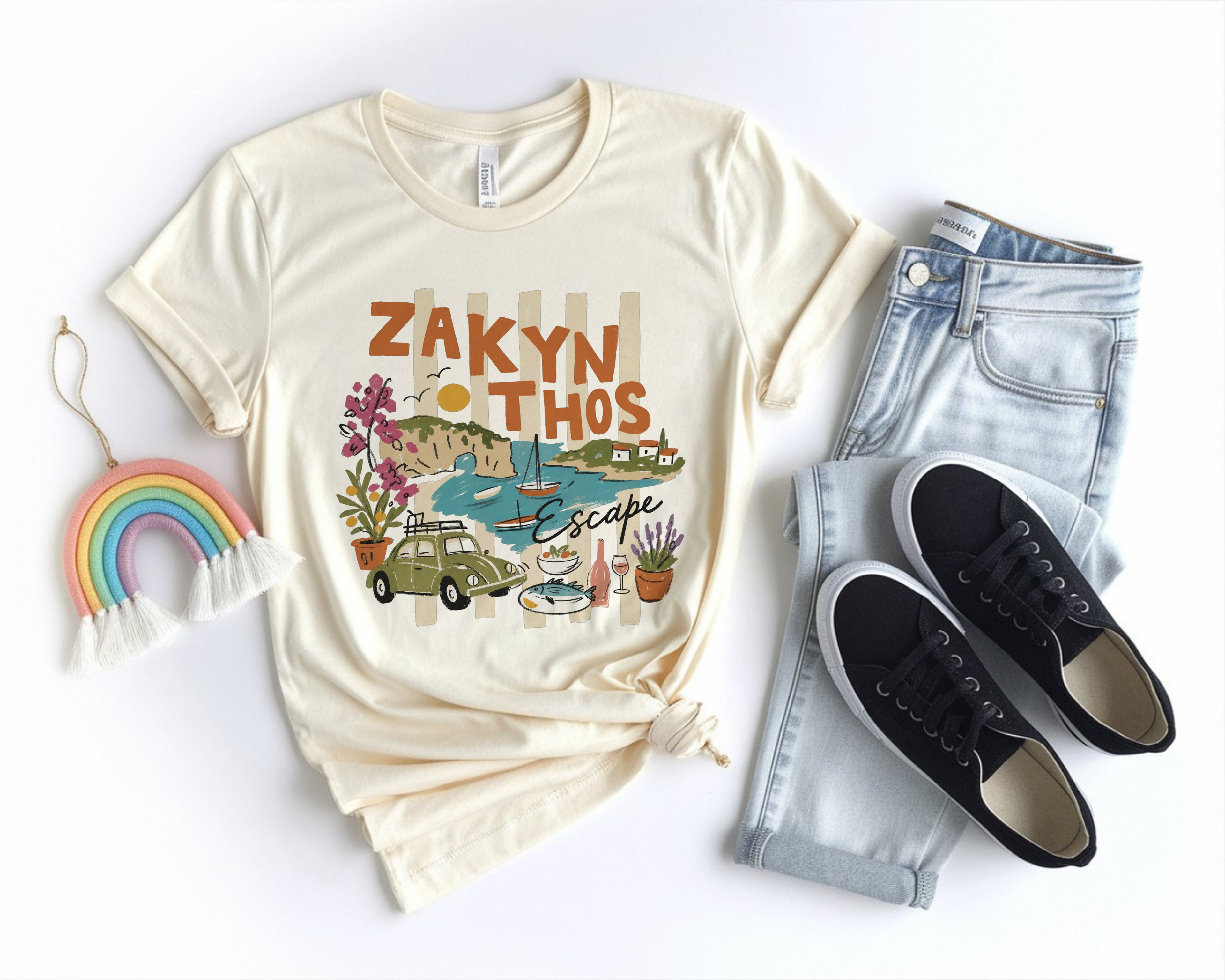 Greece Island Zakynthos Escape Vacation T-shirt