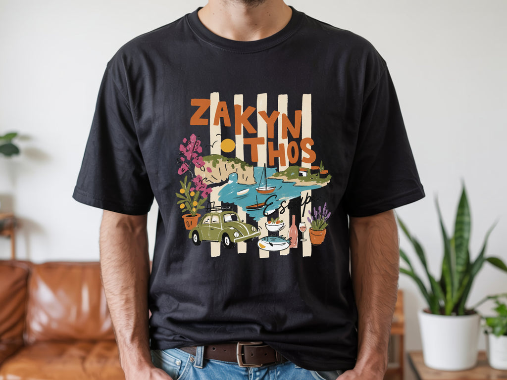 Greece Island Zakynthos Escape Vacation T-shirt