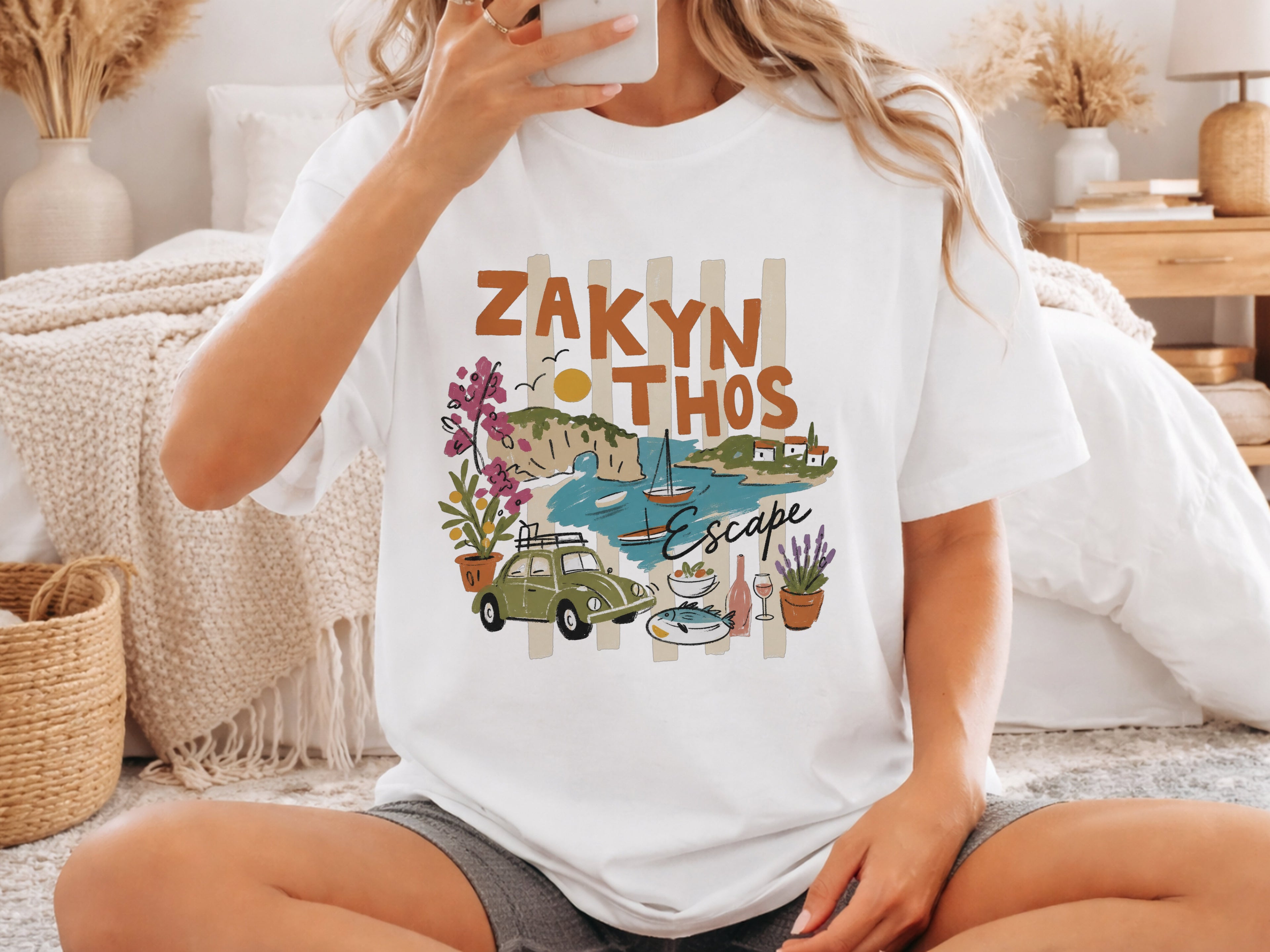 Greece Island Zakynthos Escape Vacation T-shirt