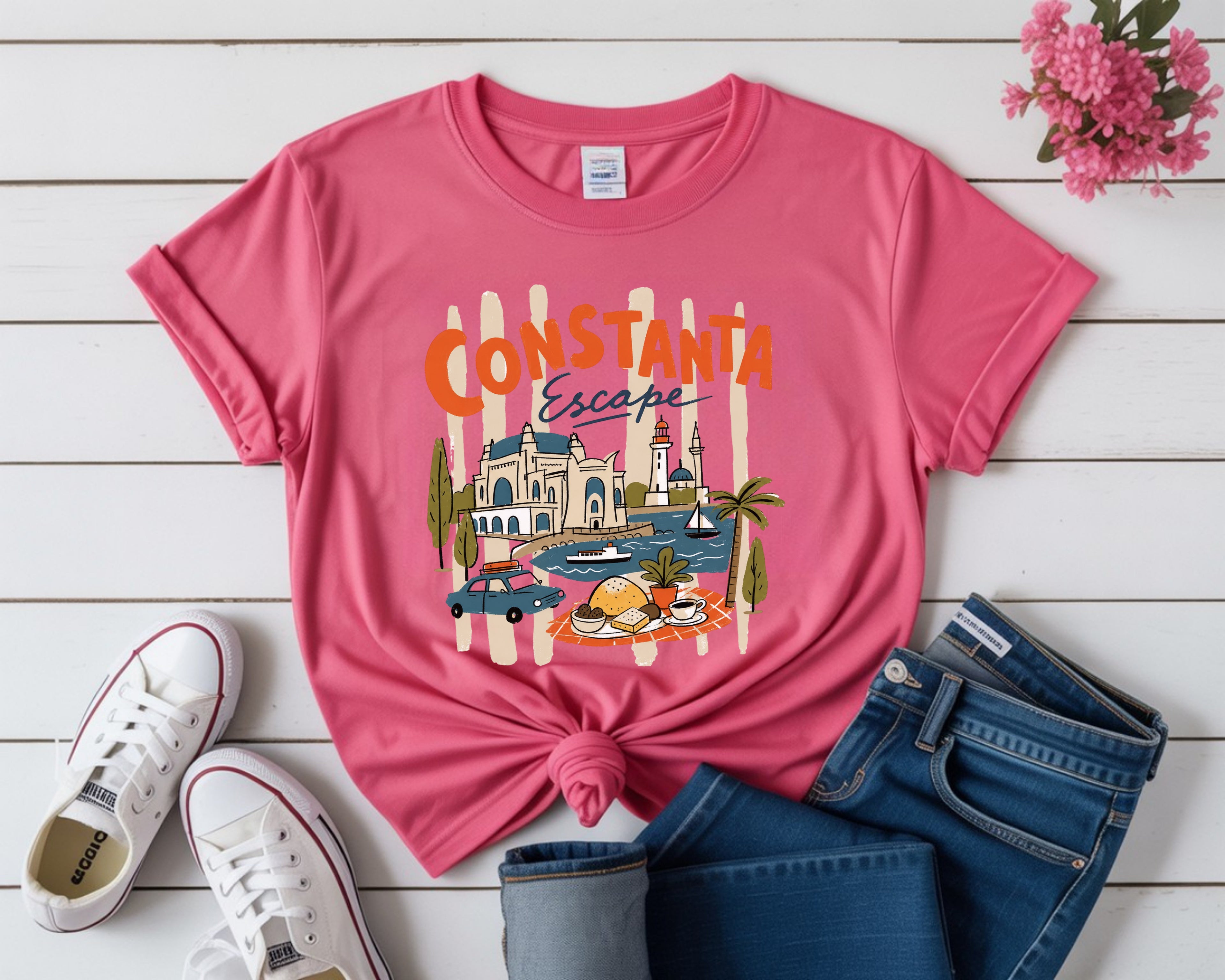 Romania Travel Tee