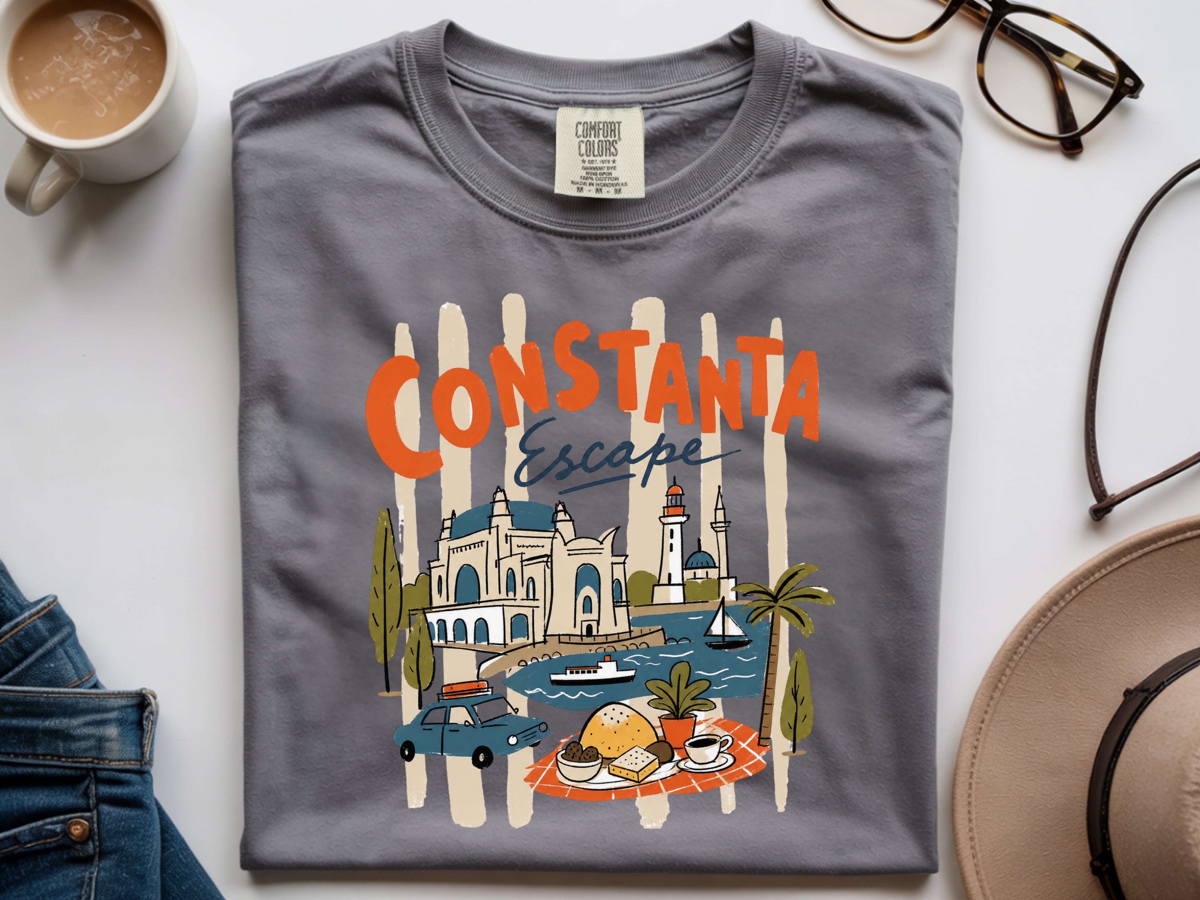 Romania Travel Tee