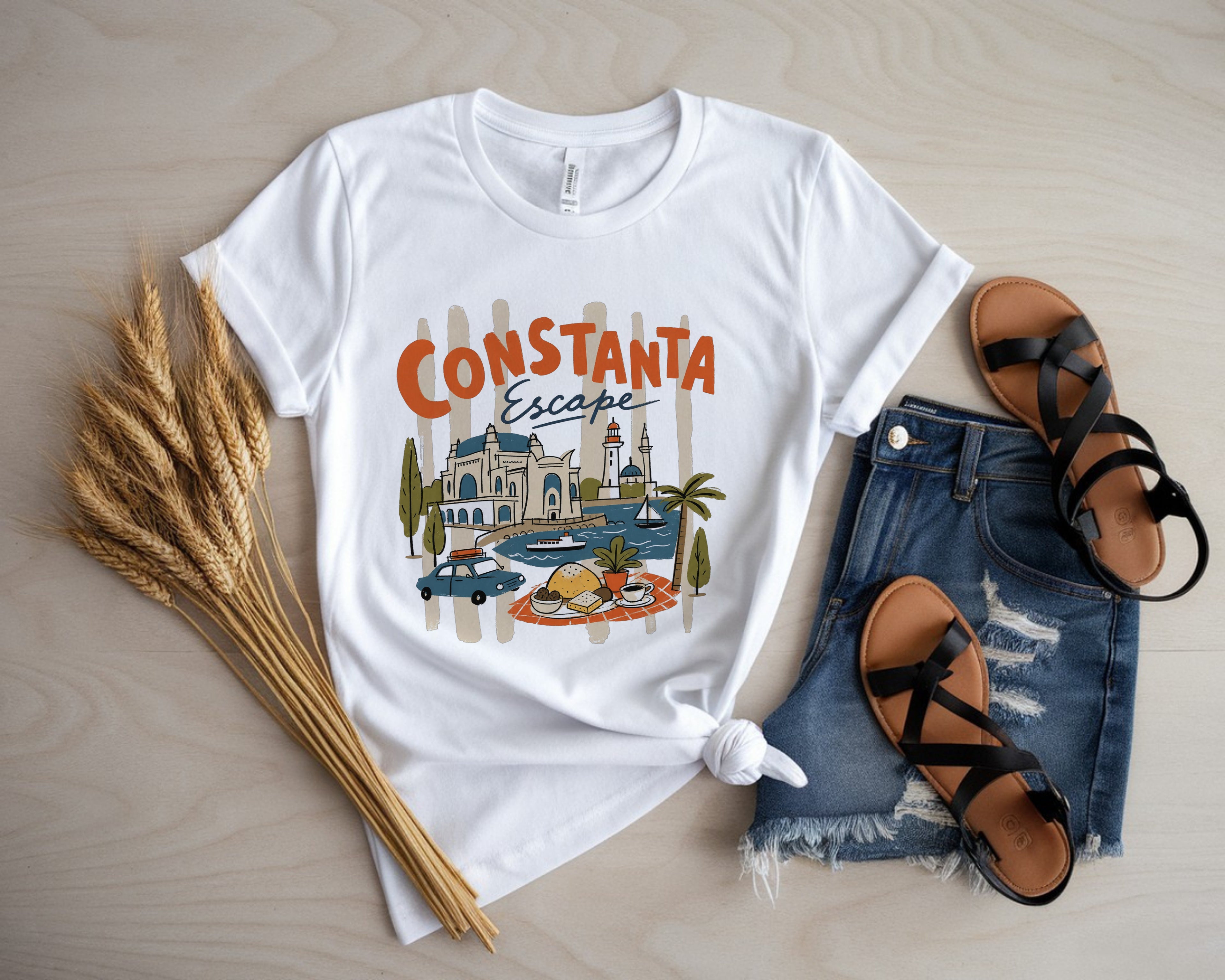 Romania Travel Tee