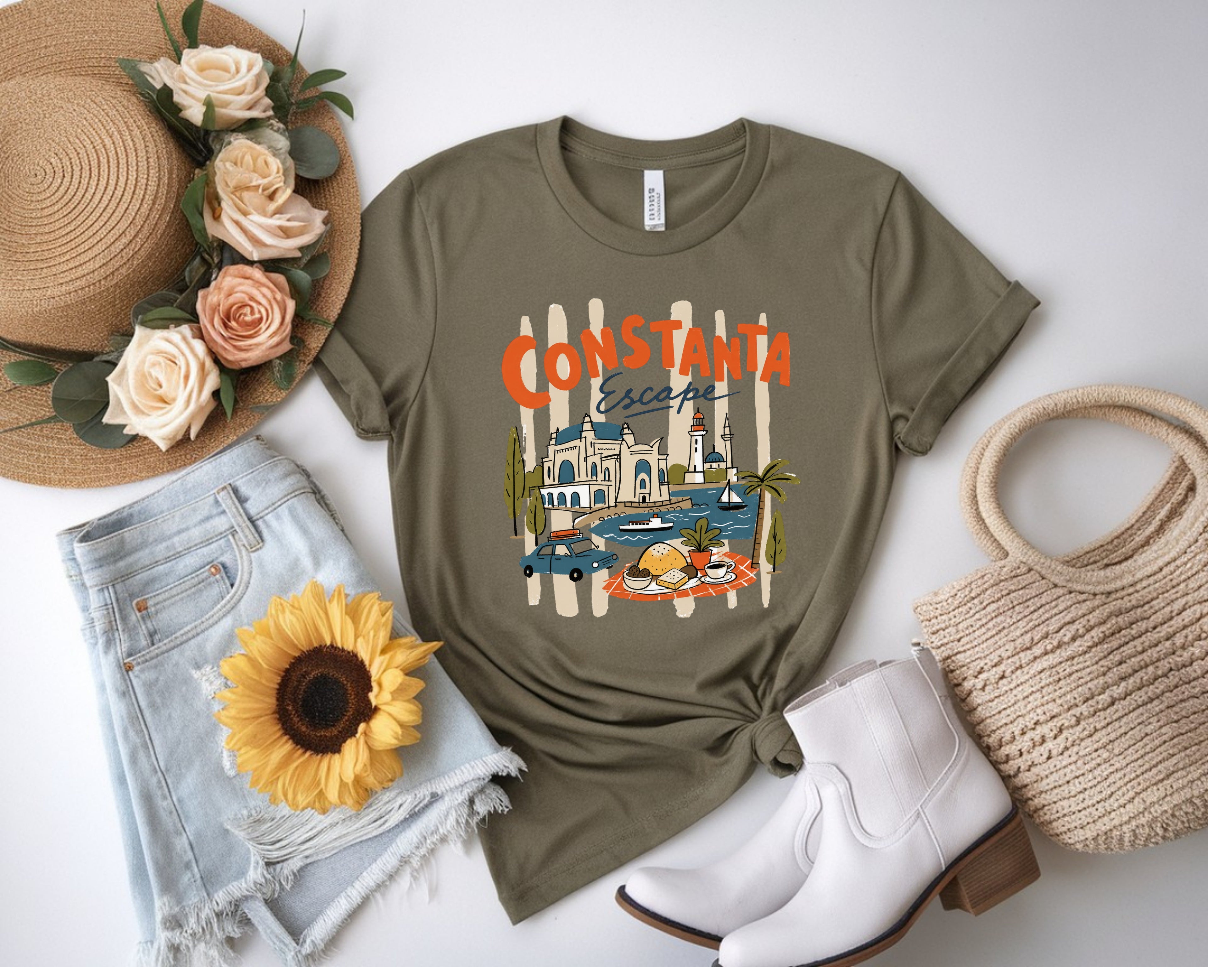 Romania Travel Tee