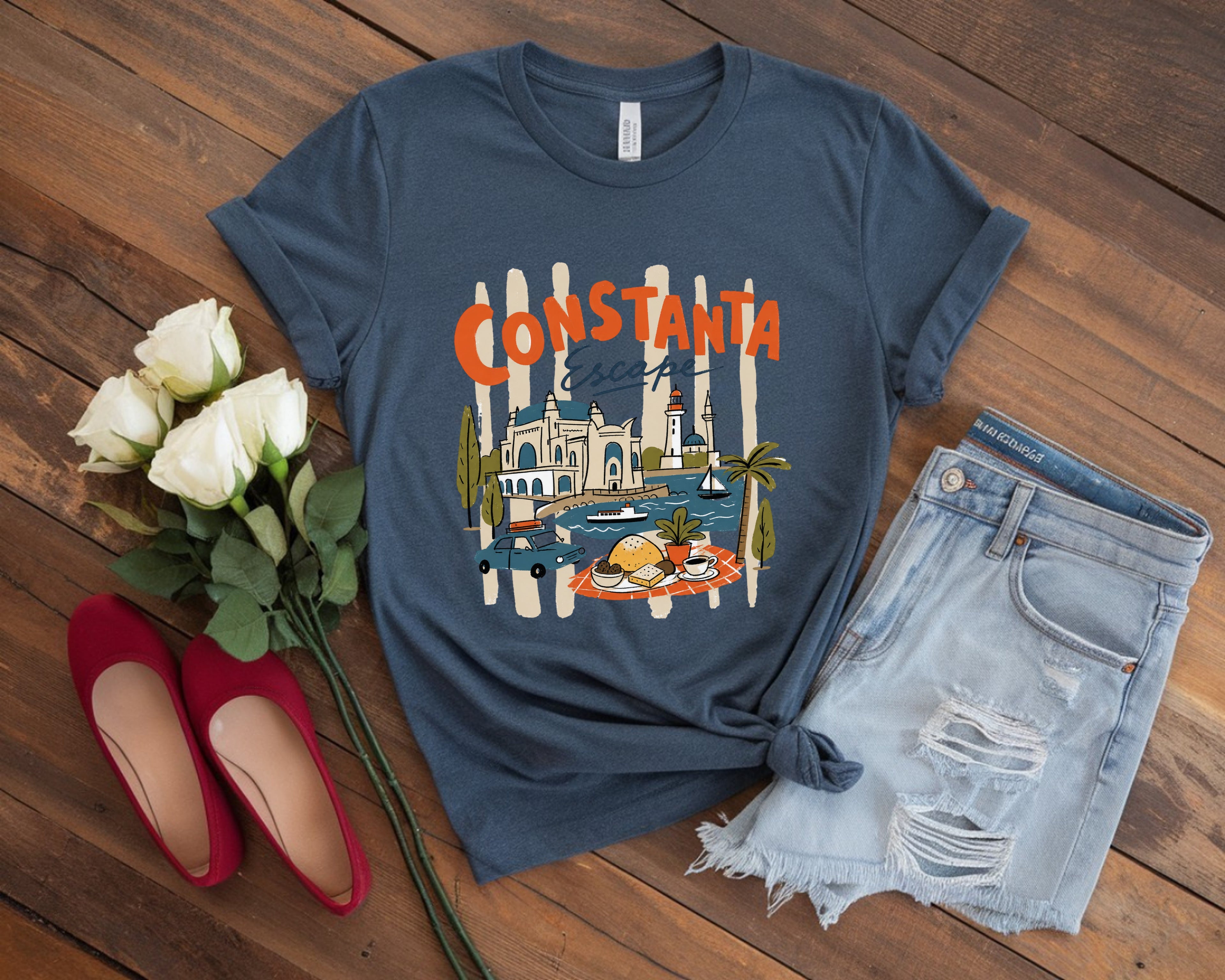Romania Travel Tee