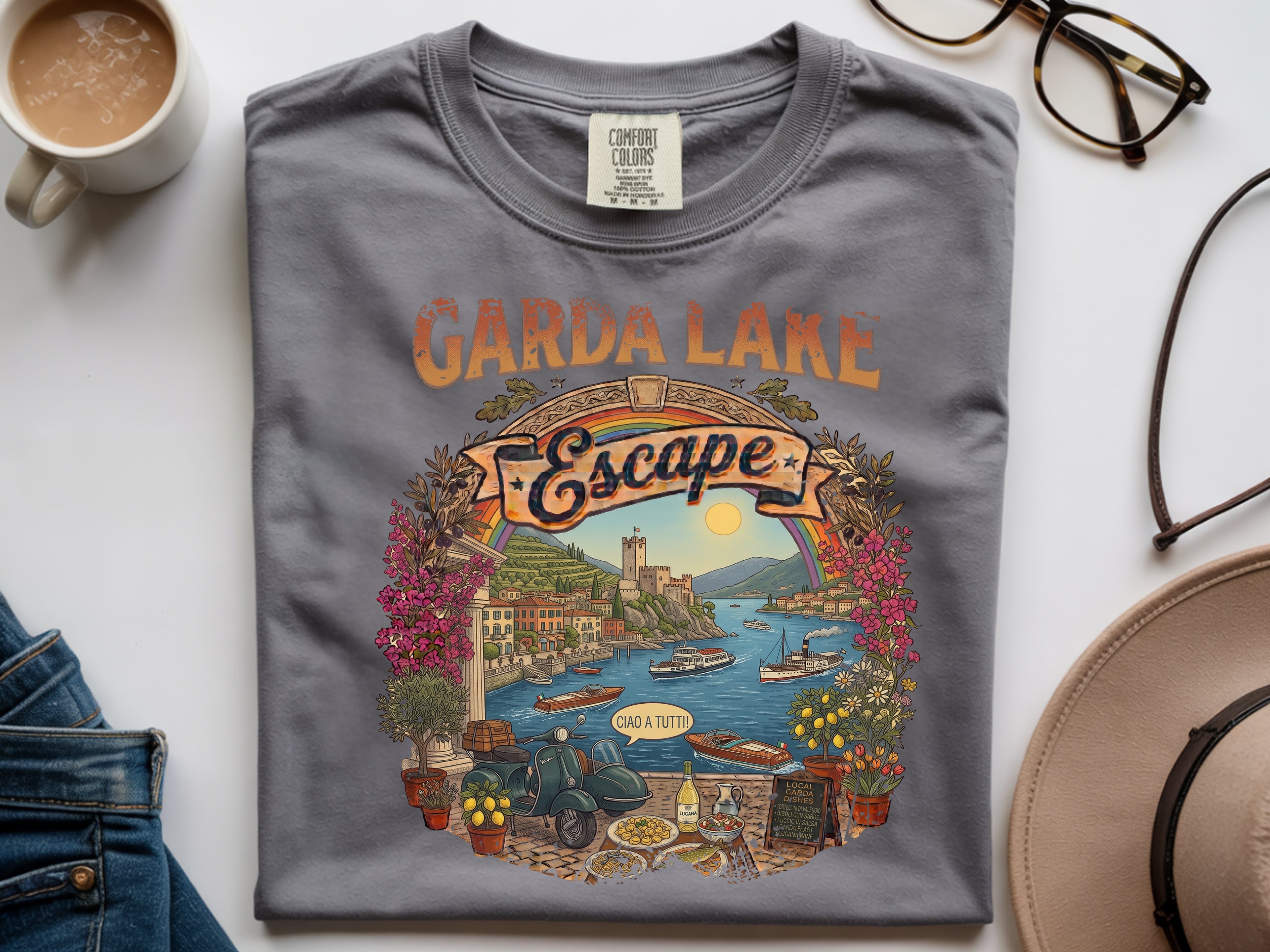 Italy Garda Lake Escape Tee