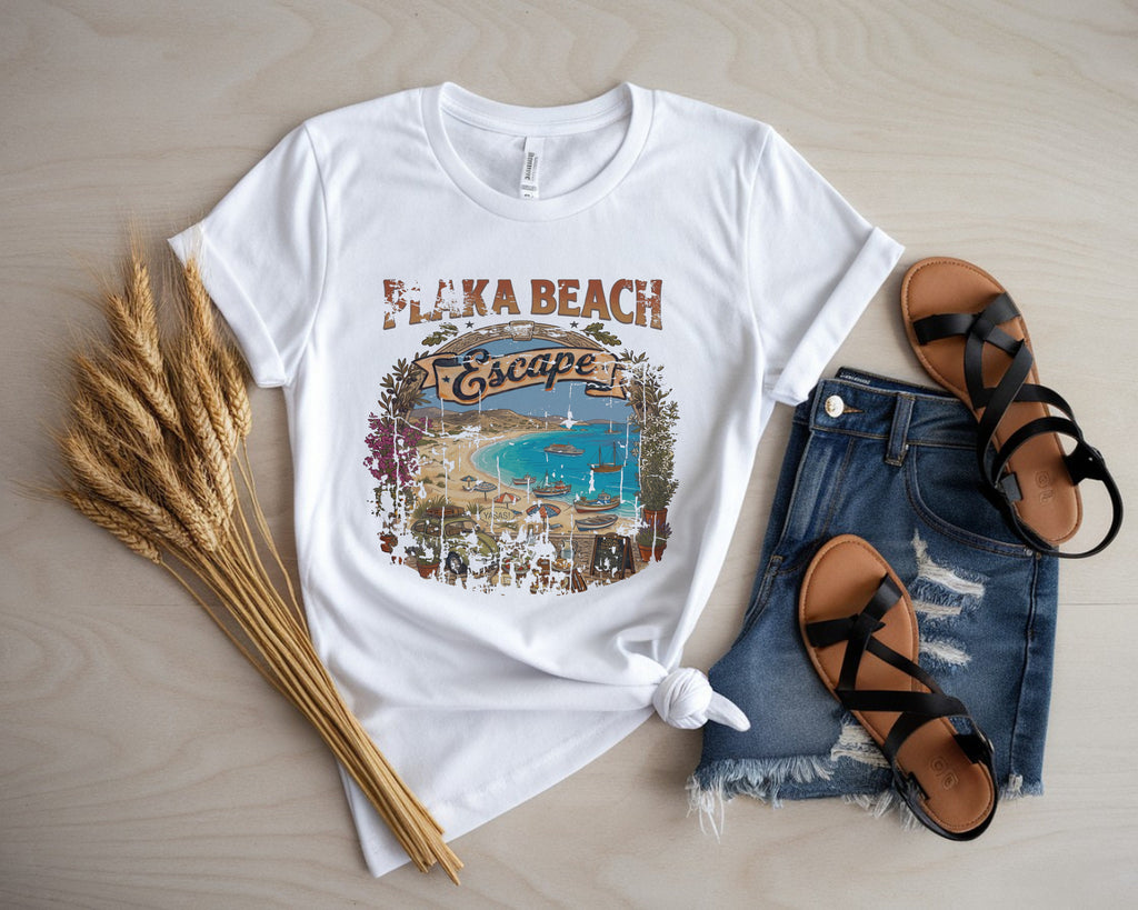Vintage Plaka Beach Shirt