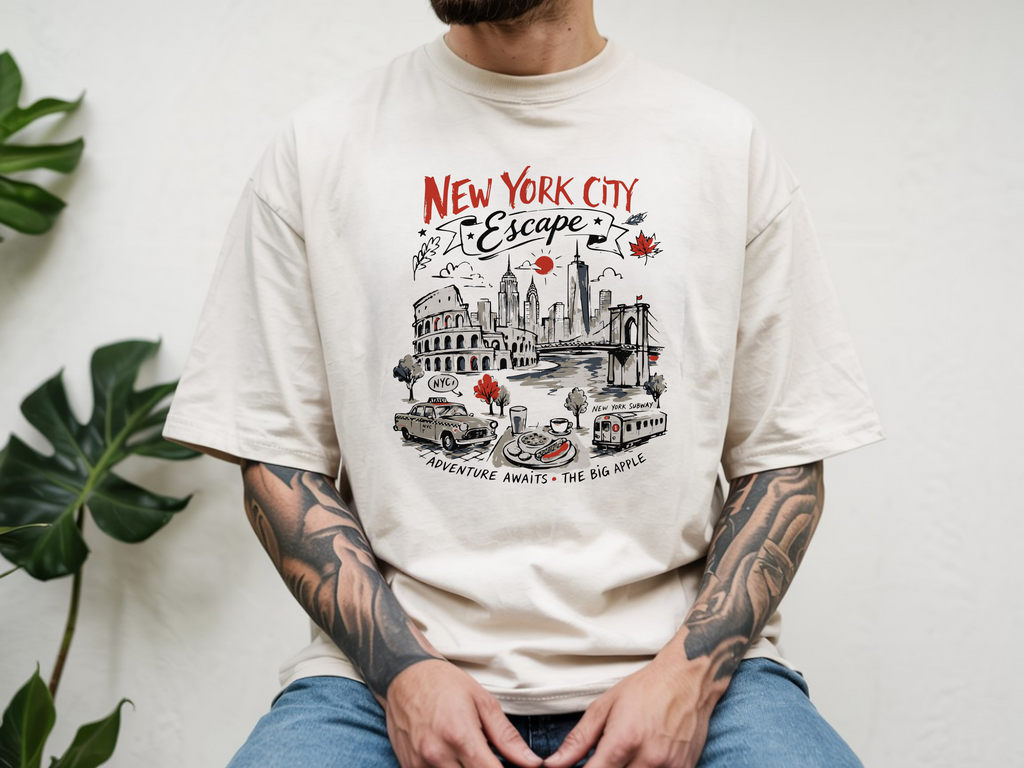 US New York City Escape Travel Adventure T-Shirt