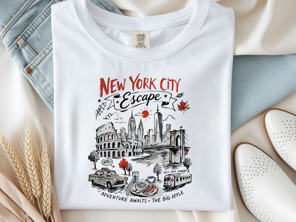 US New York City Escape Travel Adventure T-Shirt