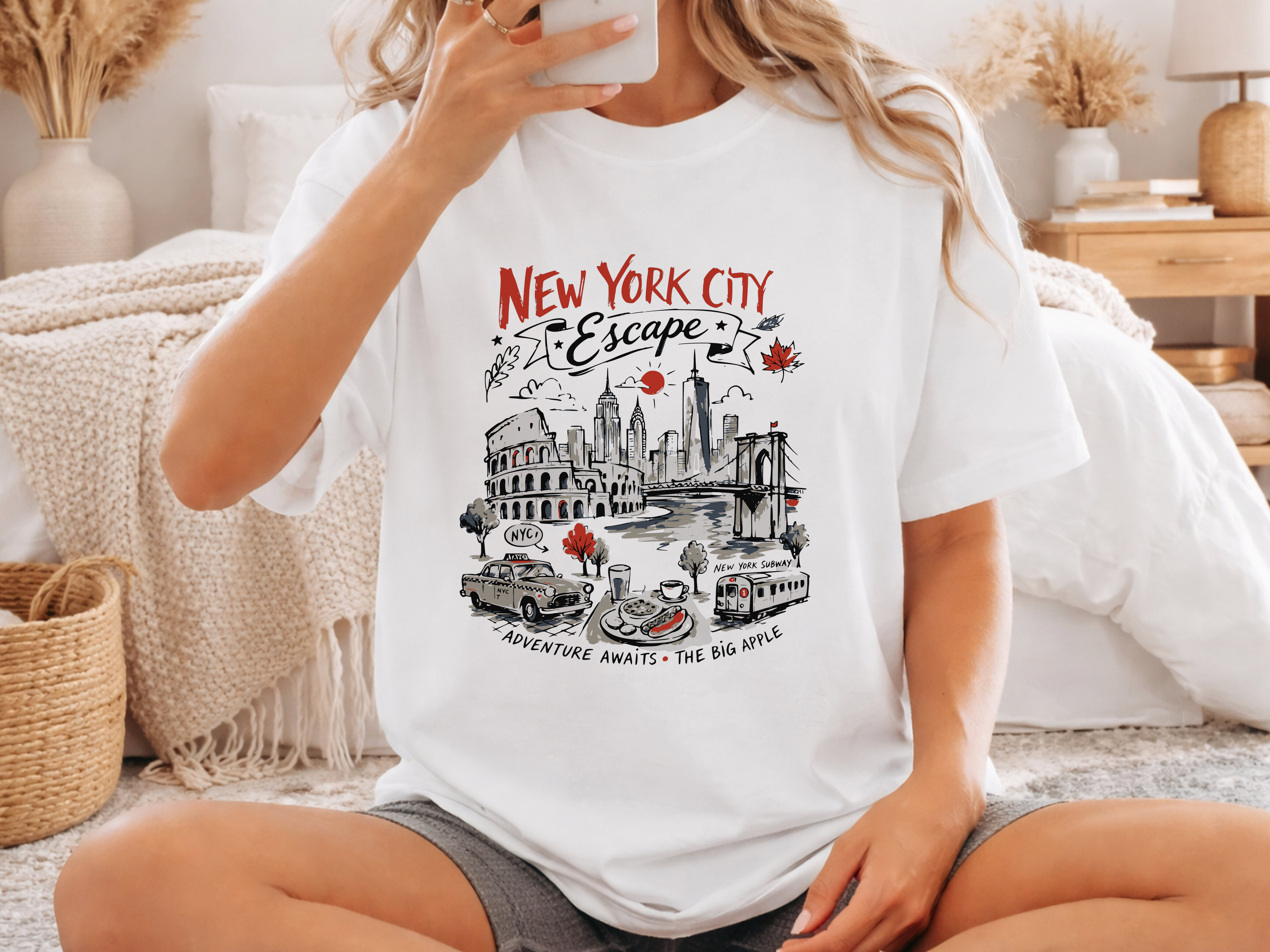 US New York City Escape Travel Adventure T-Shirt