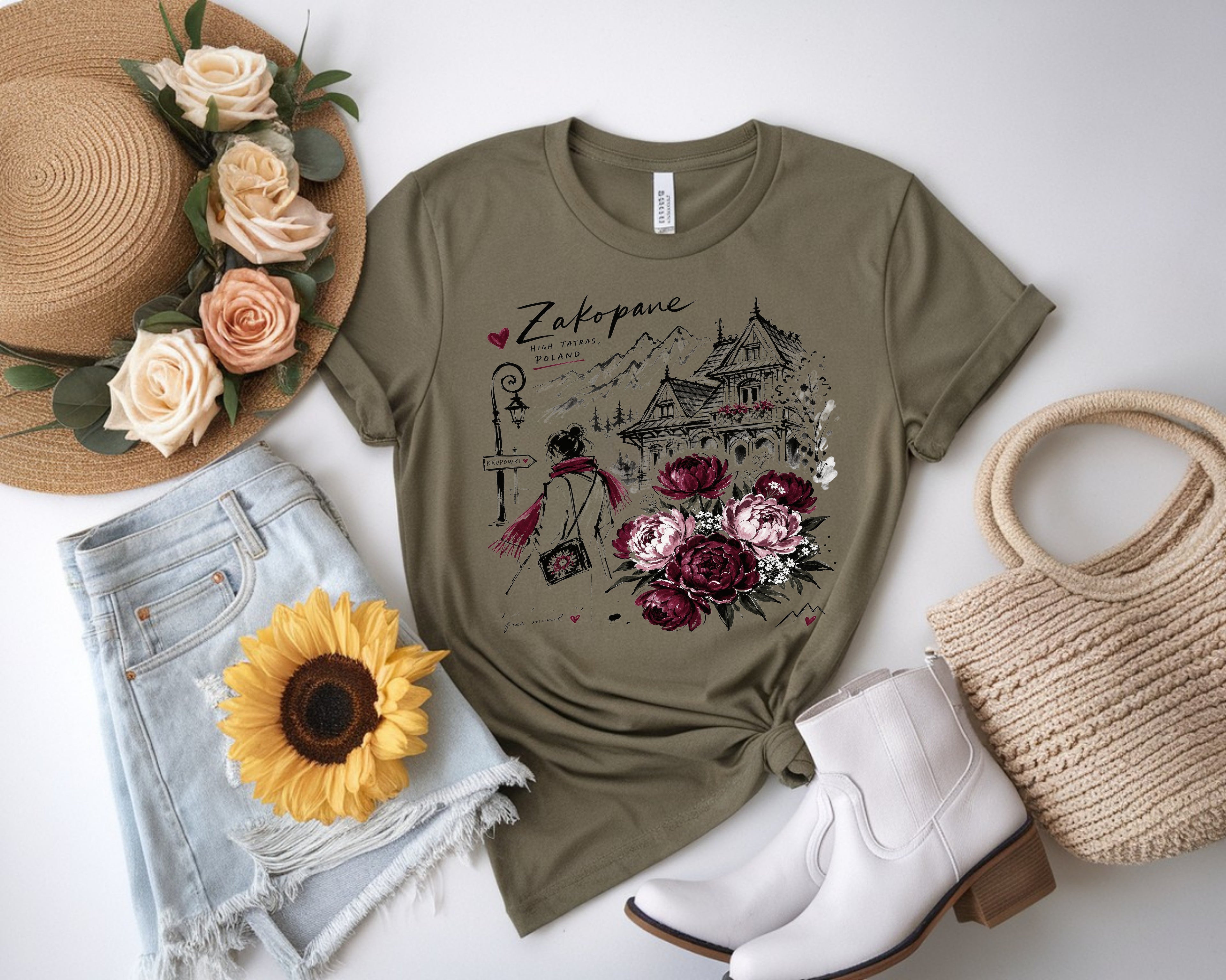 Poland Tatras Mountains Tee