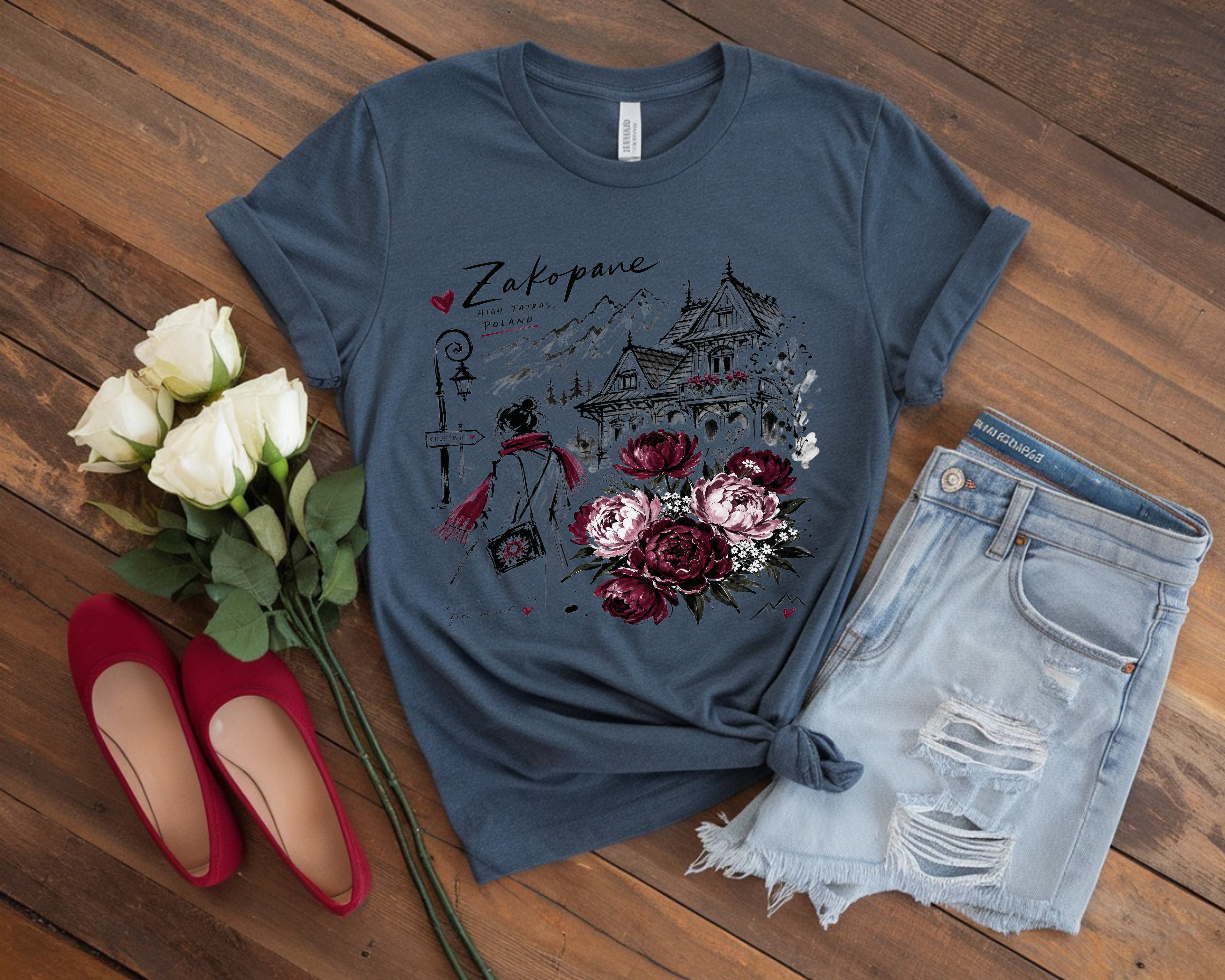 Poland Tatras Mountains Tee