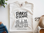 France Paris Escape Travel T-Shirt