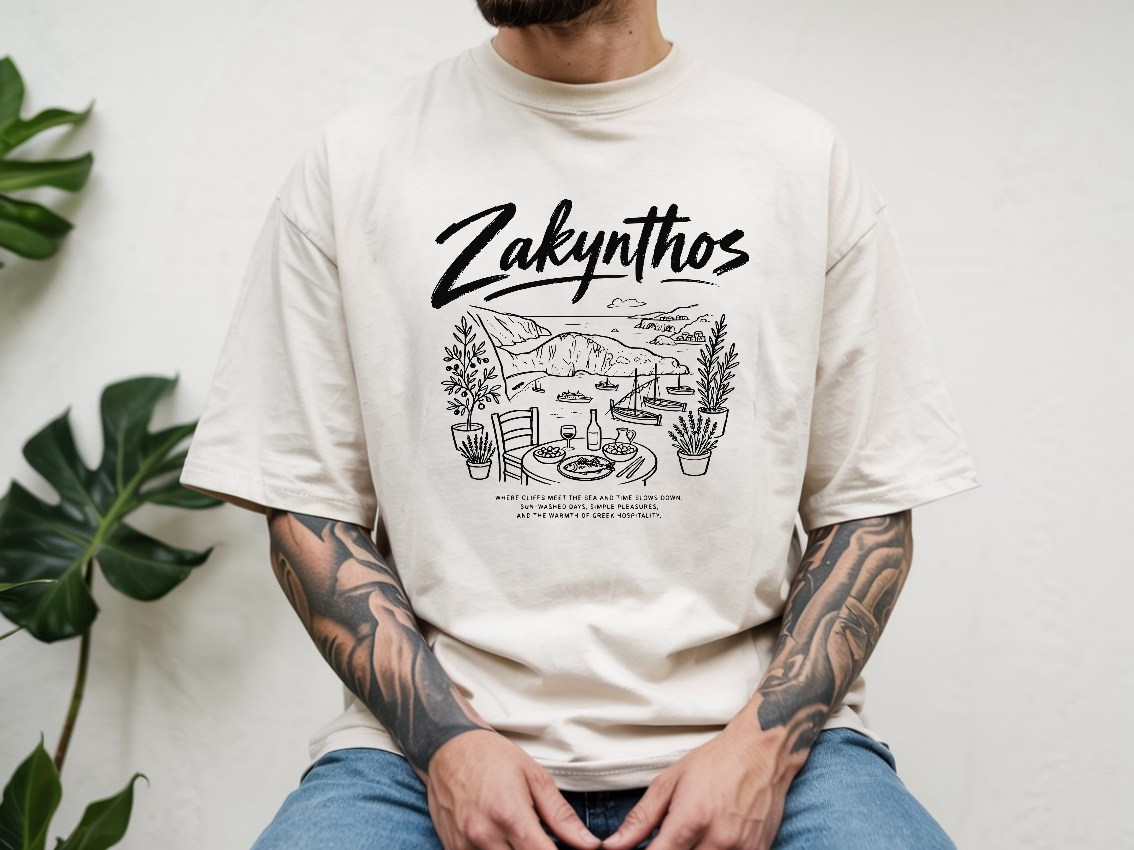 Zakynthos Greece T-Shirt, Greek Island Travel Tee, Mediterranean Summer Vacation Shirt, Comfort Colors Graphic Tee, Gift for Her