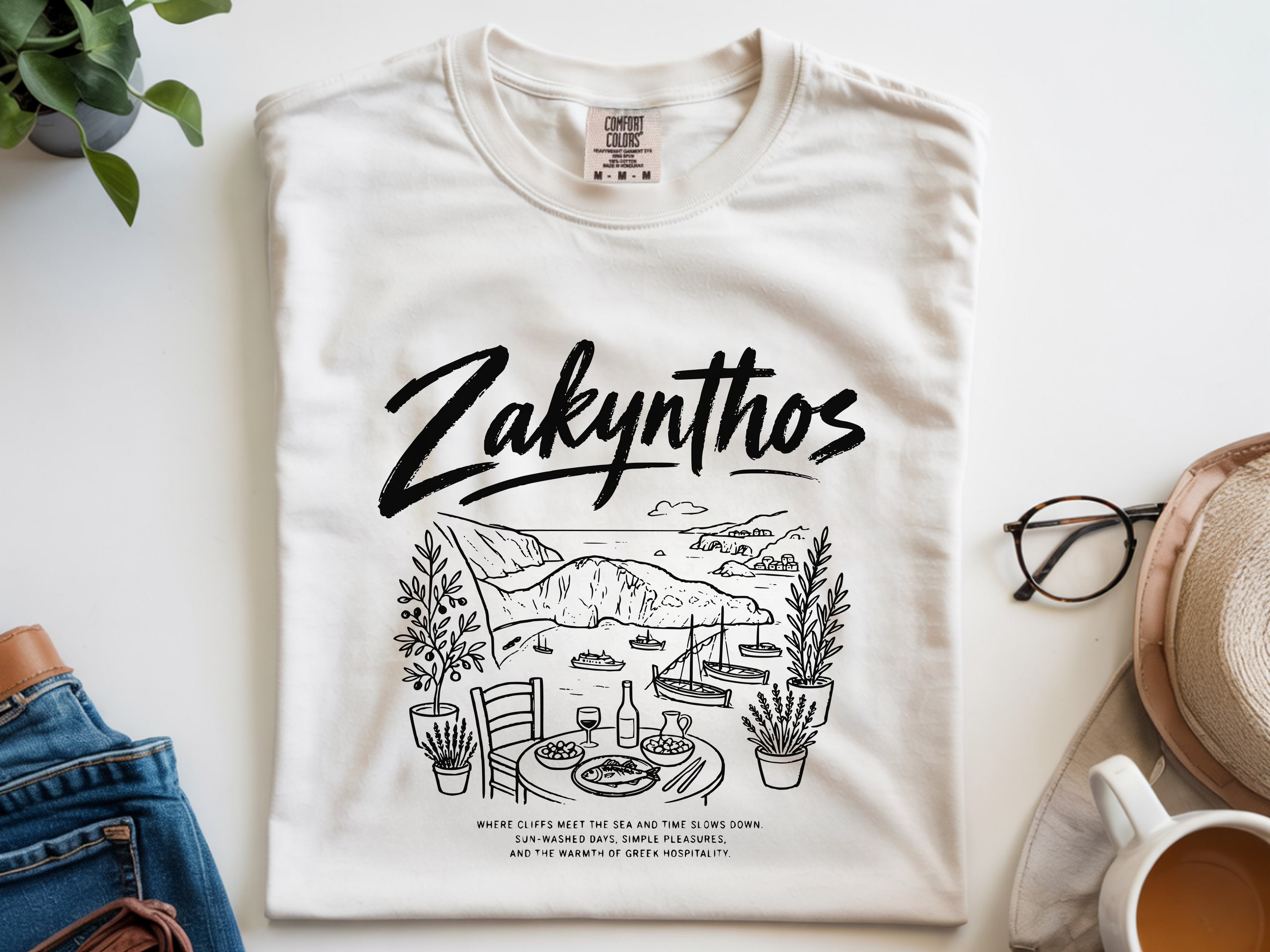 Greek Island Travel Tee