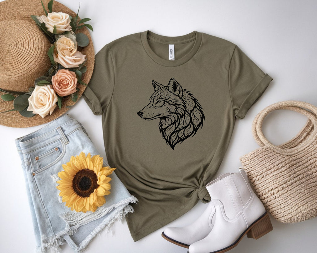 Wildlife Majestic Wolf Apparel