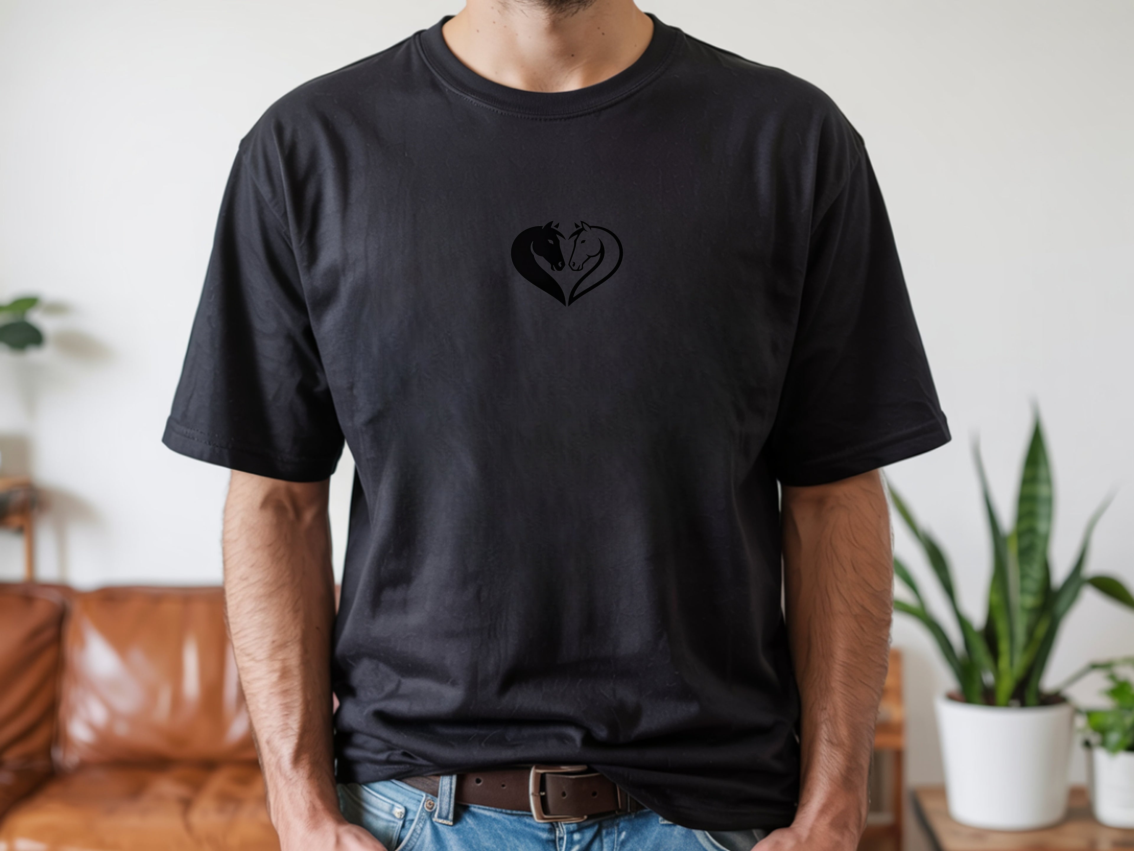 Horse Couple Heart Shirt