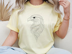 Botanical Floral Eagle Head Shirt