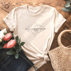 Outdoor Lover Mountain Reflection Shirt