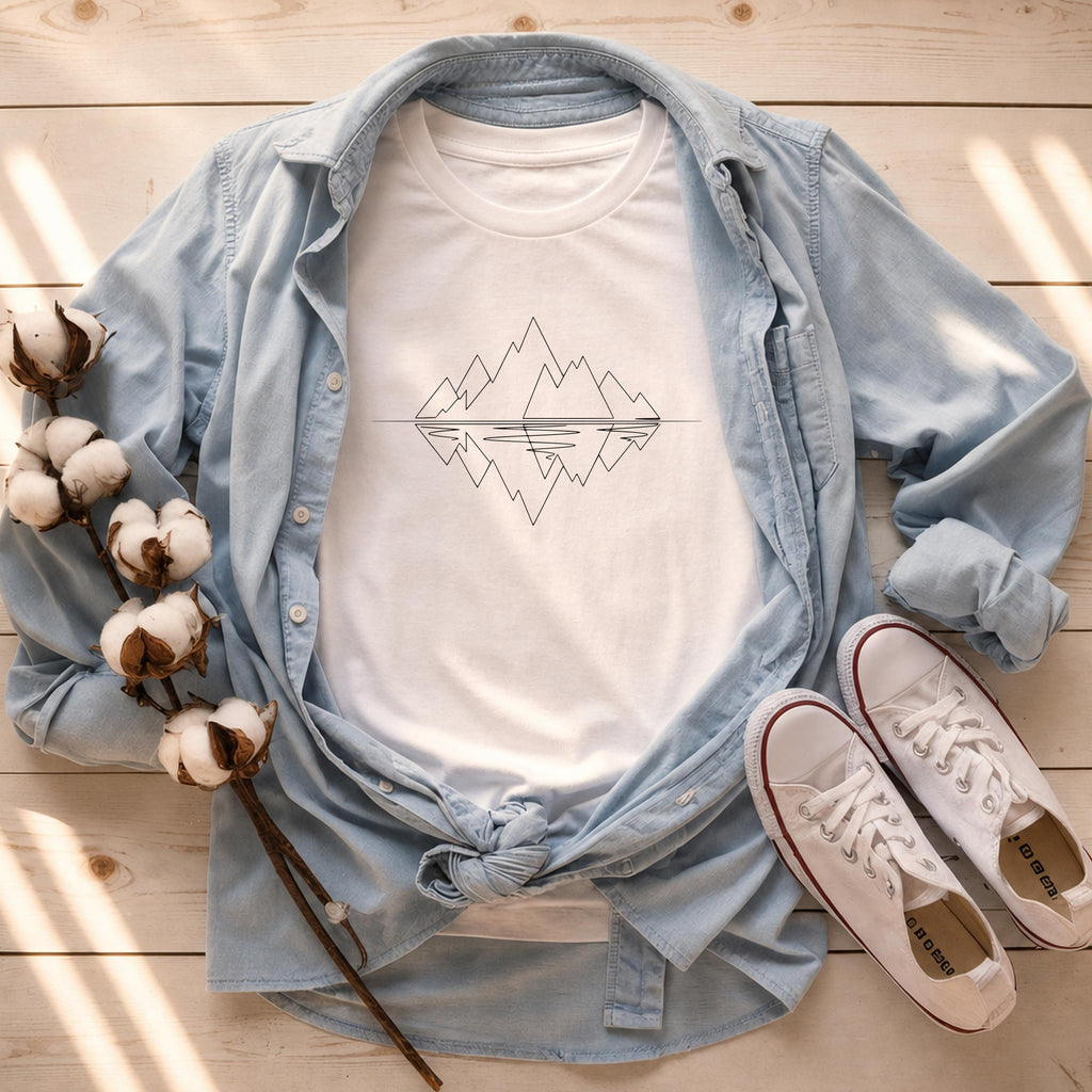 Outdoor Lover Mountain Reflection Shirt