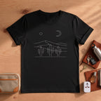 Minimalist Desert Cactus Line