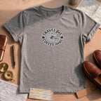 Travel Far Coffee Near Shirt, Comfort Colors Graphic Tee, Compass Adventure T-shirt, Gift for Her, Unisex Travel Lover Shirt, Coffee Lover G