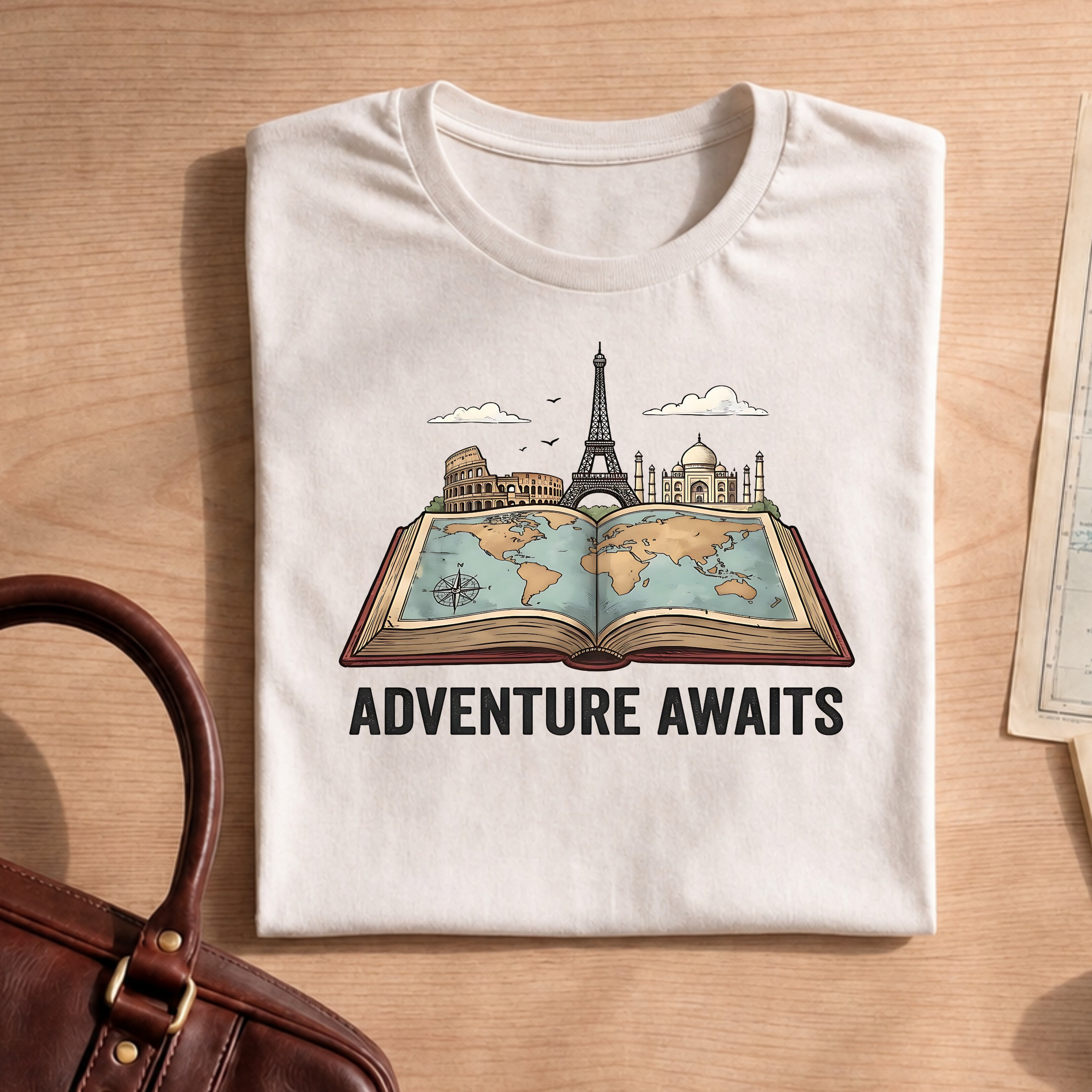 Adventure Awaits Travel T-shirt