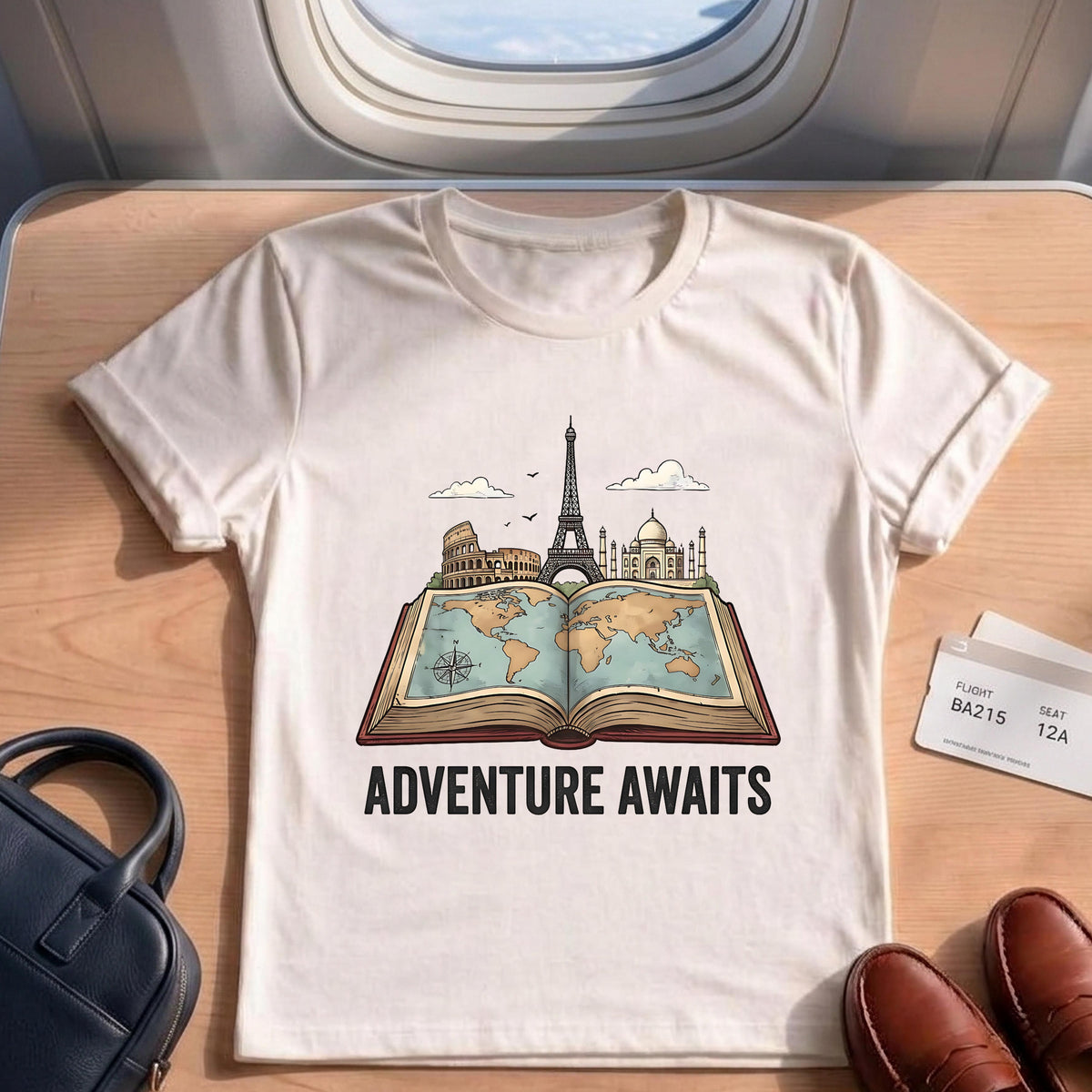 Adventure Awaits Travel T-shirt