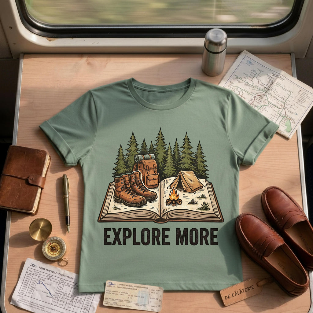 Explore More Camping Hiking Adventure Tee