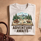 Adventure Awaits Nature Hiking Camping Shirt