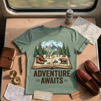 Adventure Awaits Nature Hiking Camping Shirt