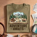 Adventure Awaits Nature Hiking Camping Shirt