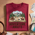 Adventure Awaits Nature Hiking Camping Shirt