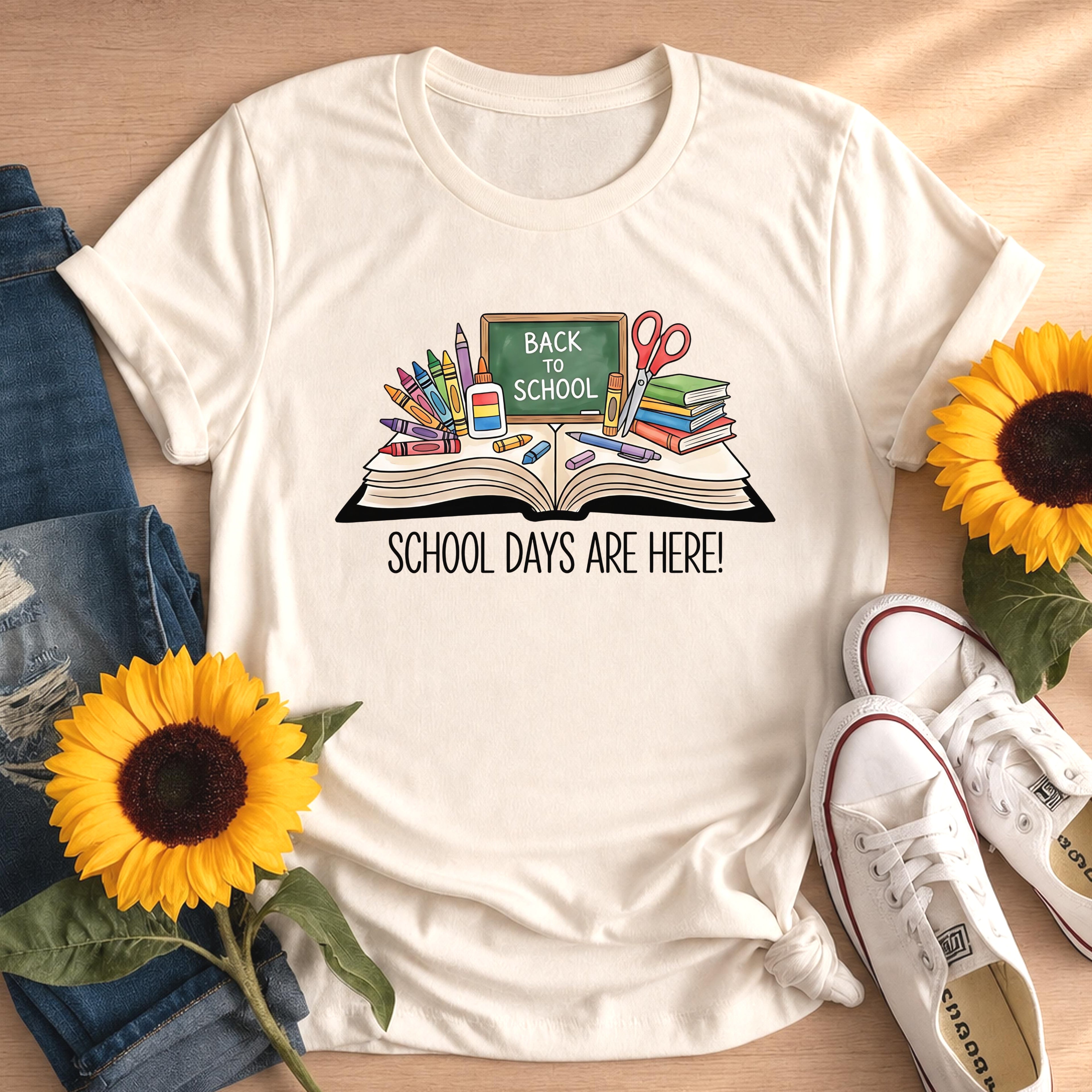 School Days Are Here Tee