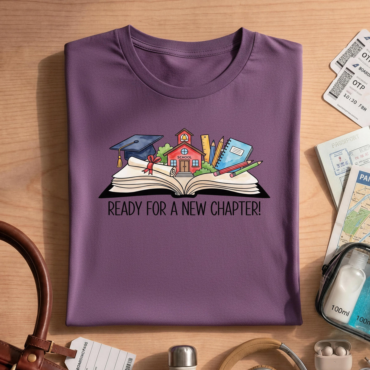 Ready For A New Chapter Graduation Shirt