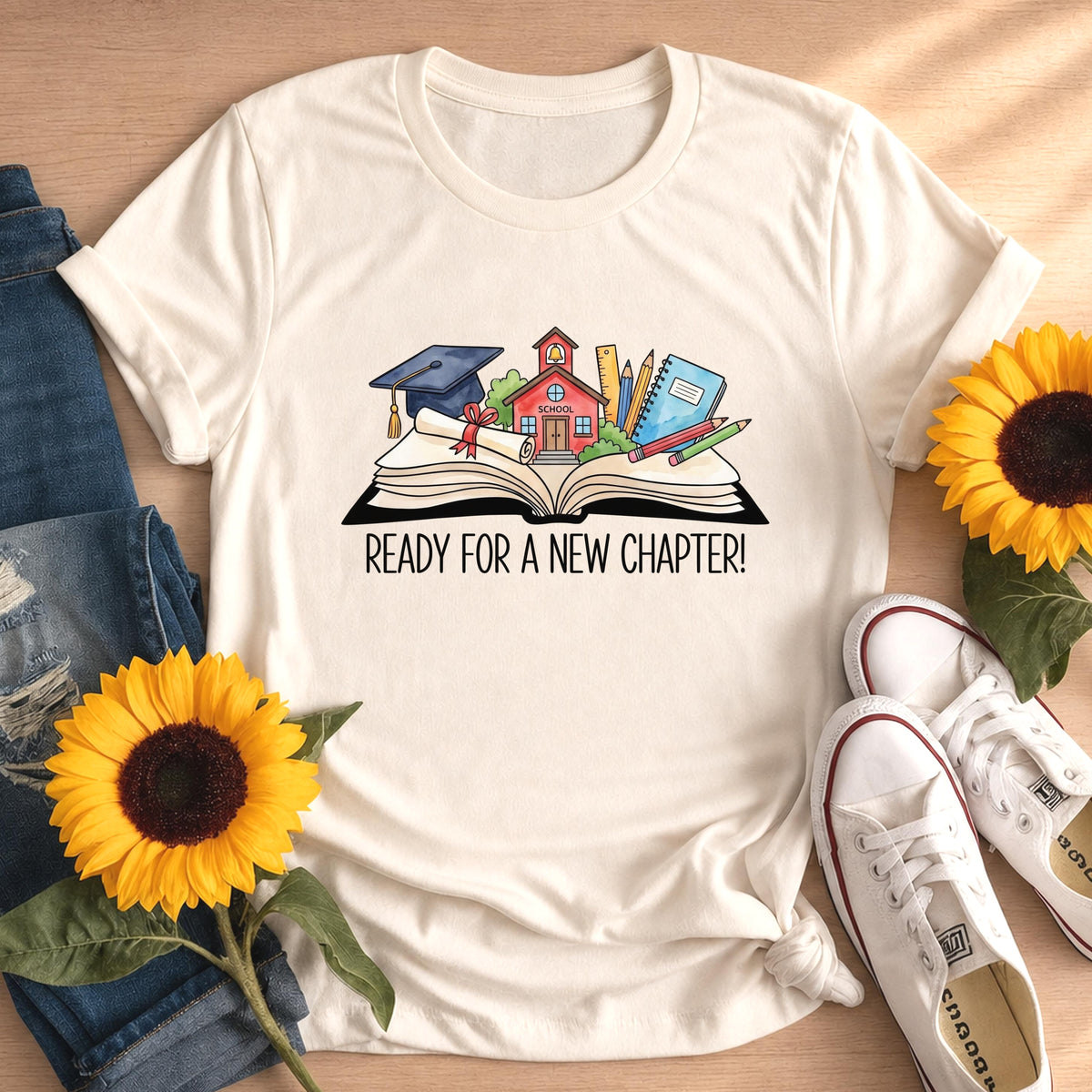 Ready For A New Chapter Graduation Shirt