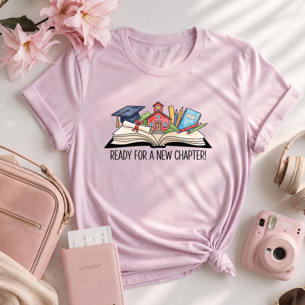 Ready For A New Chapter Graduation Shirt