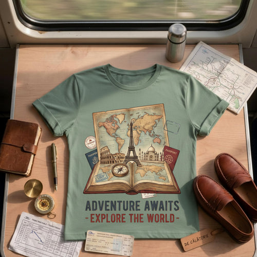 Adventure Awaits Explore The World Shirt