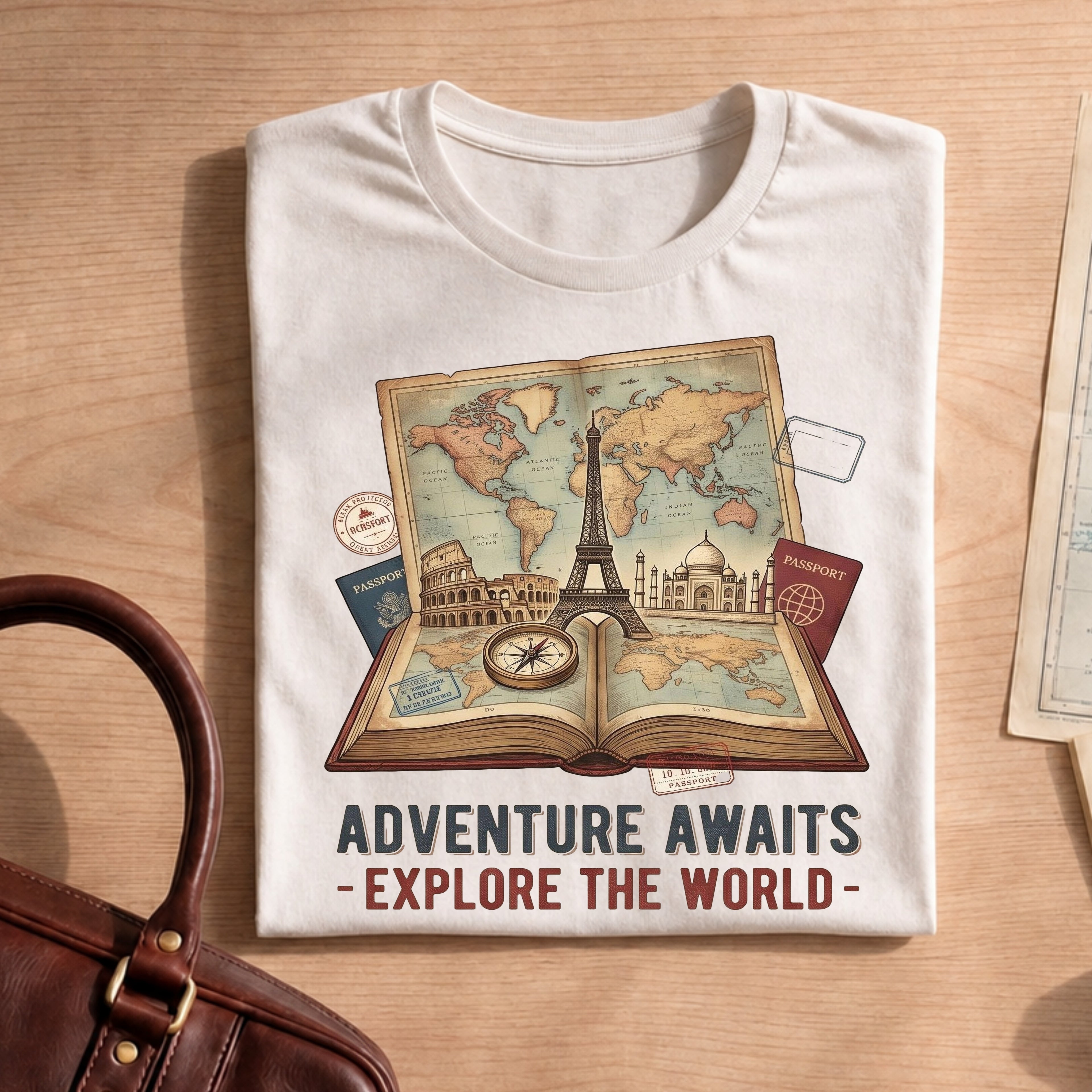 Adventure Awaits Explore The World Shirt