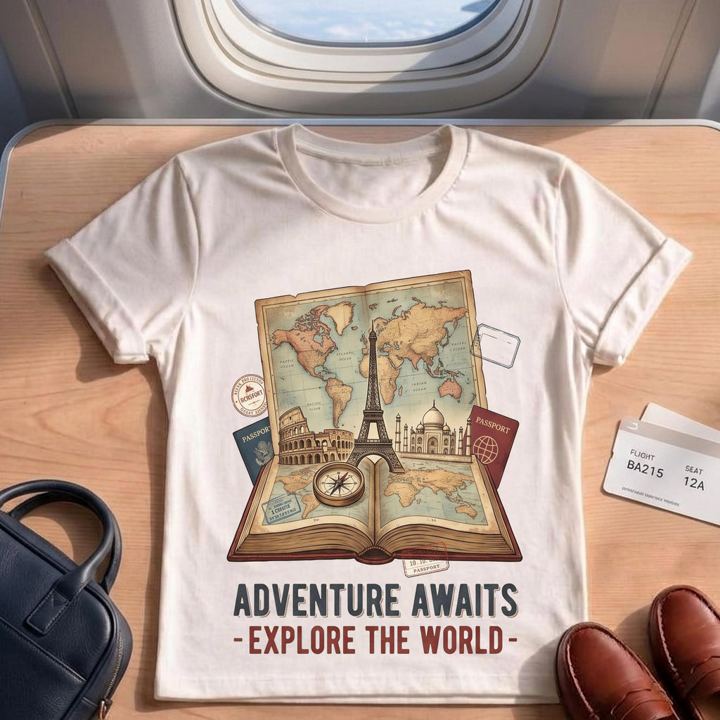 Adventure Awaits Explore The World Shirt