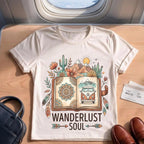 Boho Travel Vintage Camper Van Shirt
