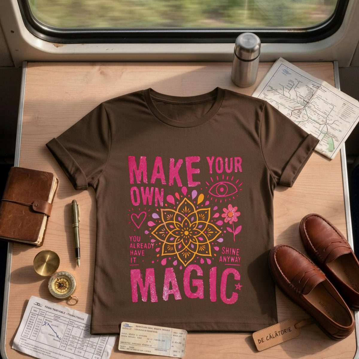Boho Mandala Make Your Own Magic T-shirt