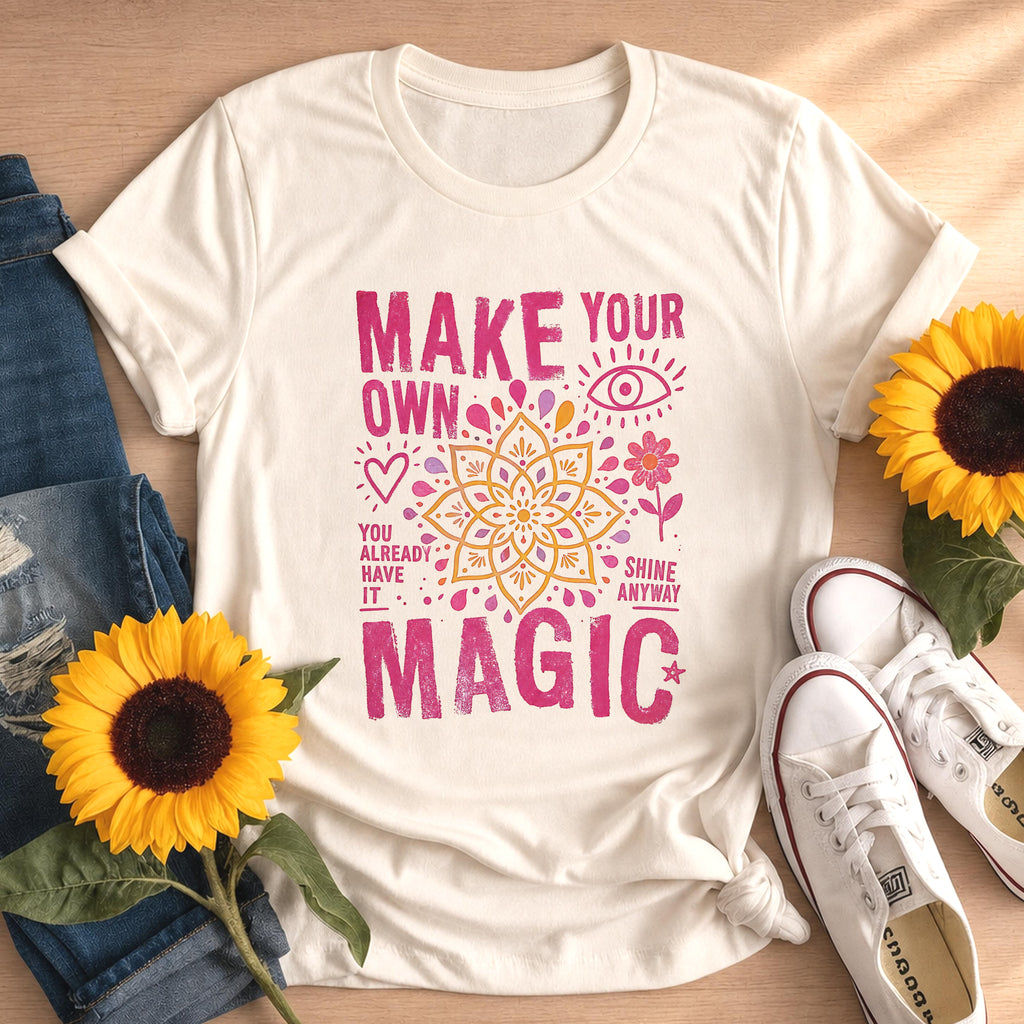 Boho Mandala Make Your Own Magic T-shirt