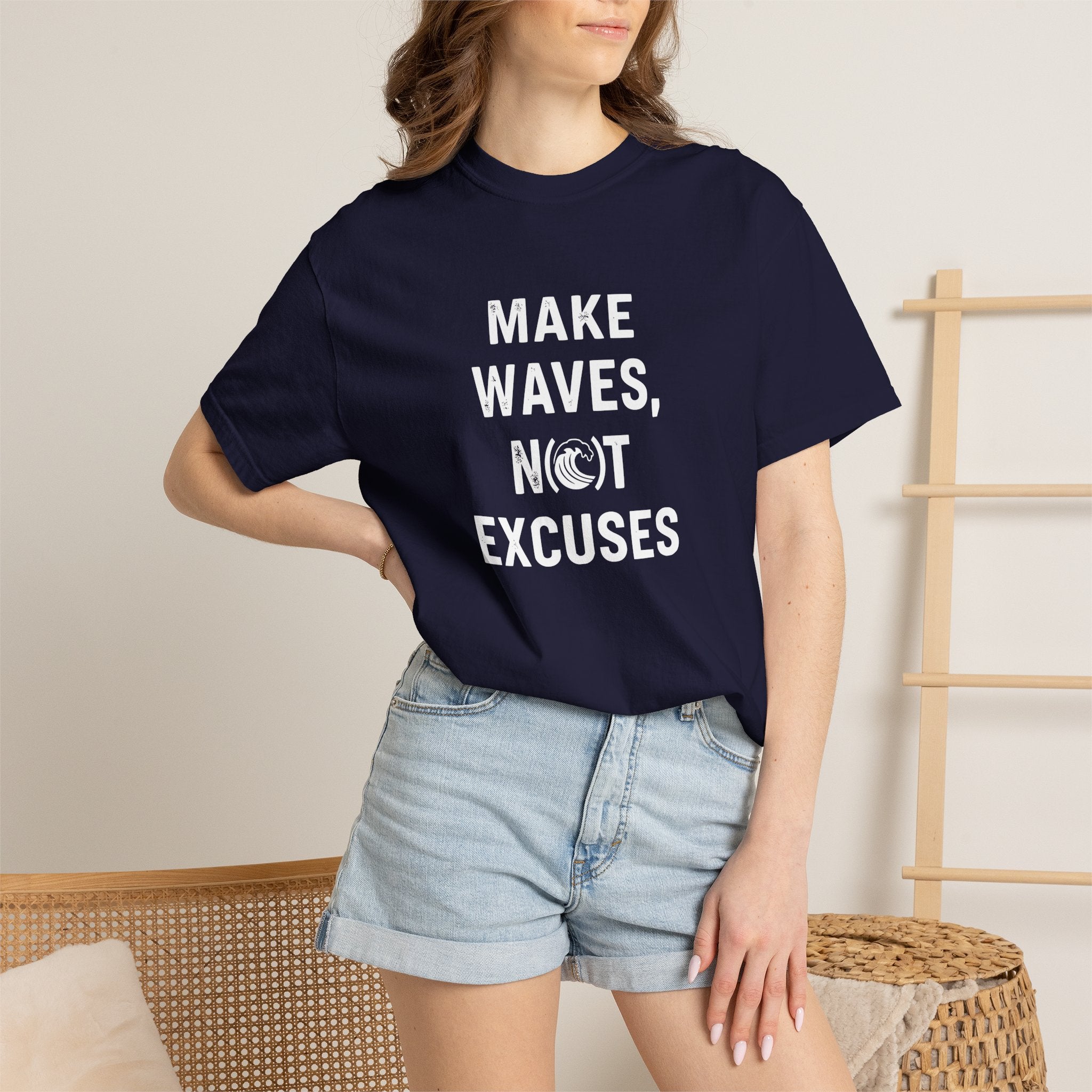 Make Waves, Not Excuses tee