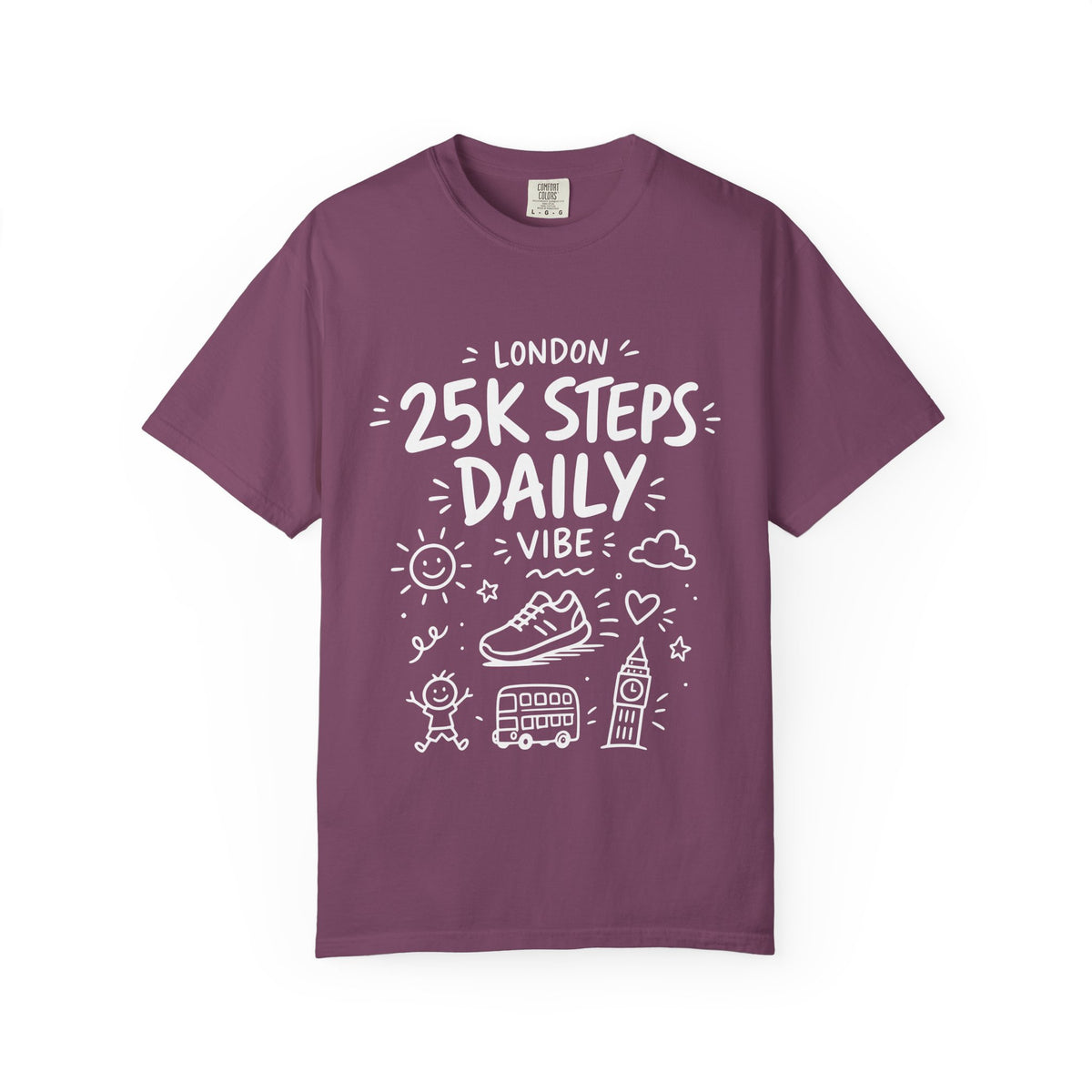 London 25k Steps Daily Vibe Tee
