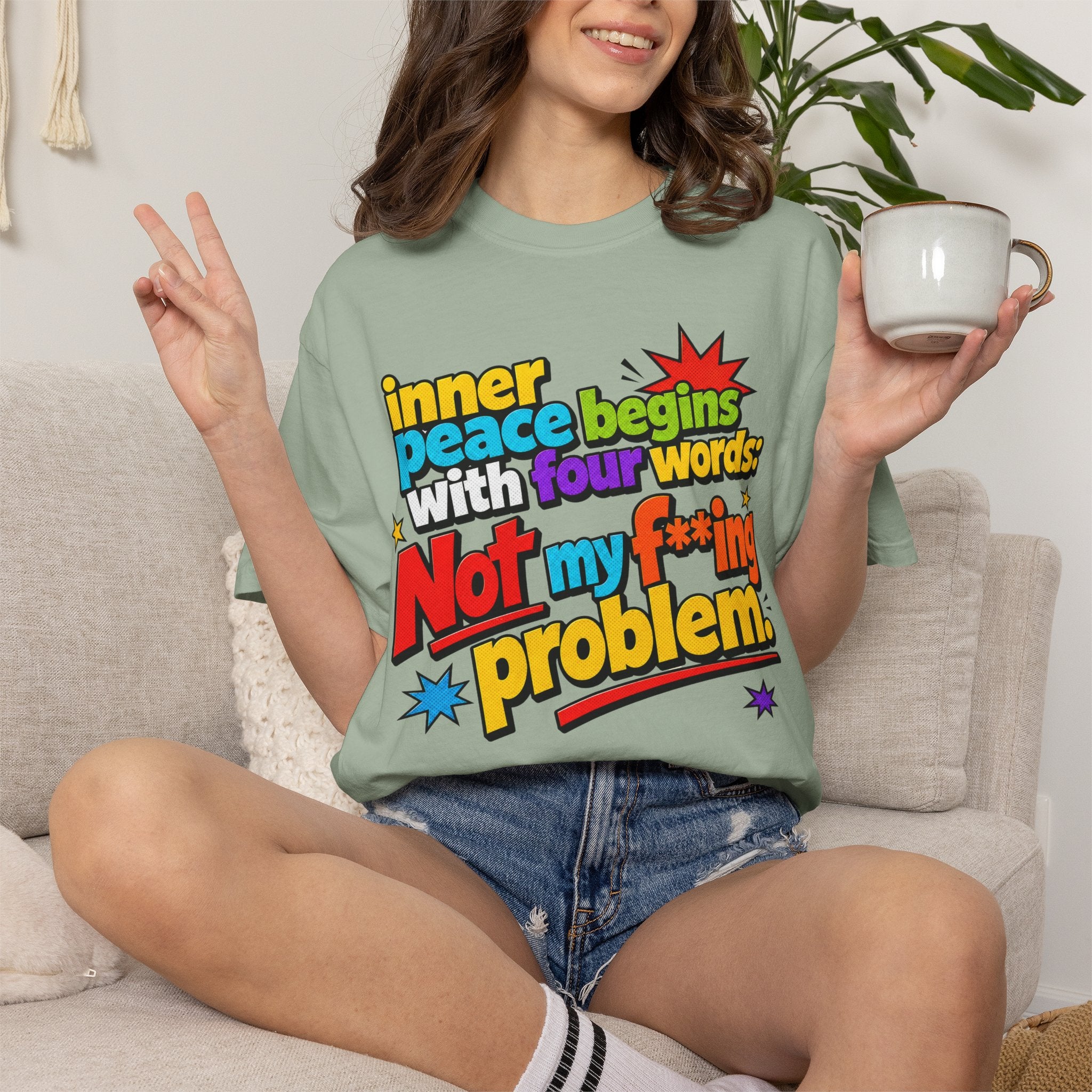 Inner peace adult humor Tee