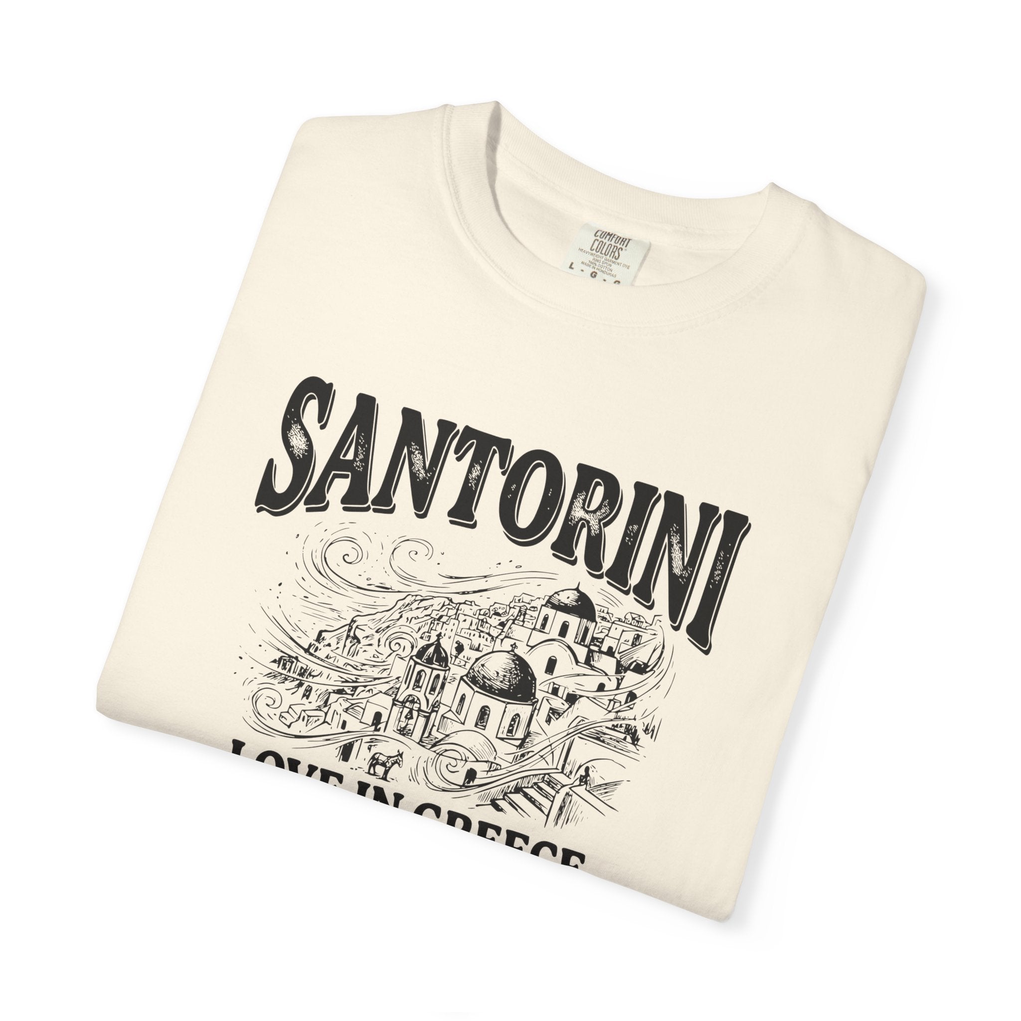 Santorini, Love in Greece tee